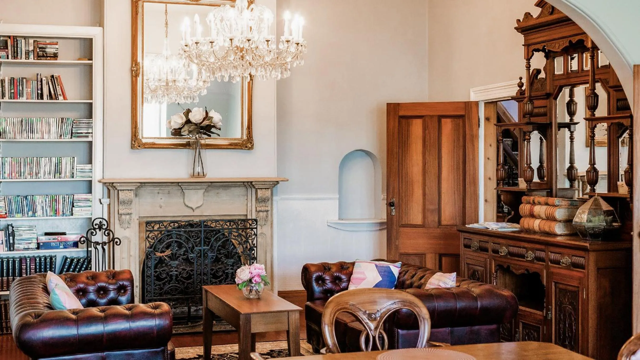 Seating area in The Dragonfly Inn