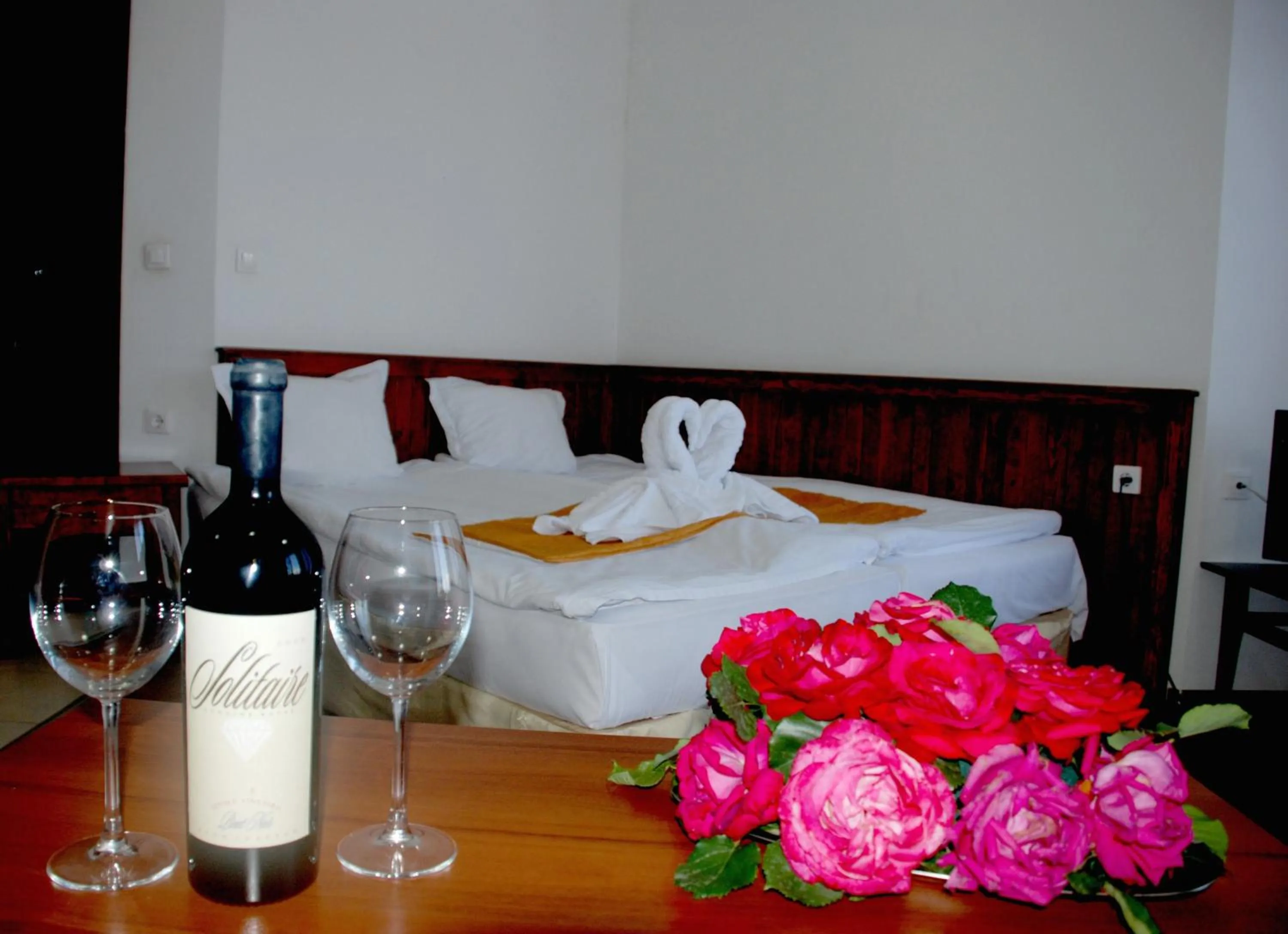 Bed in Elegant Lux Hotel