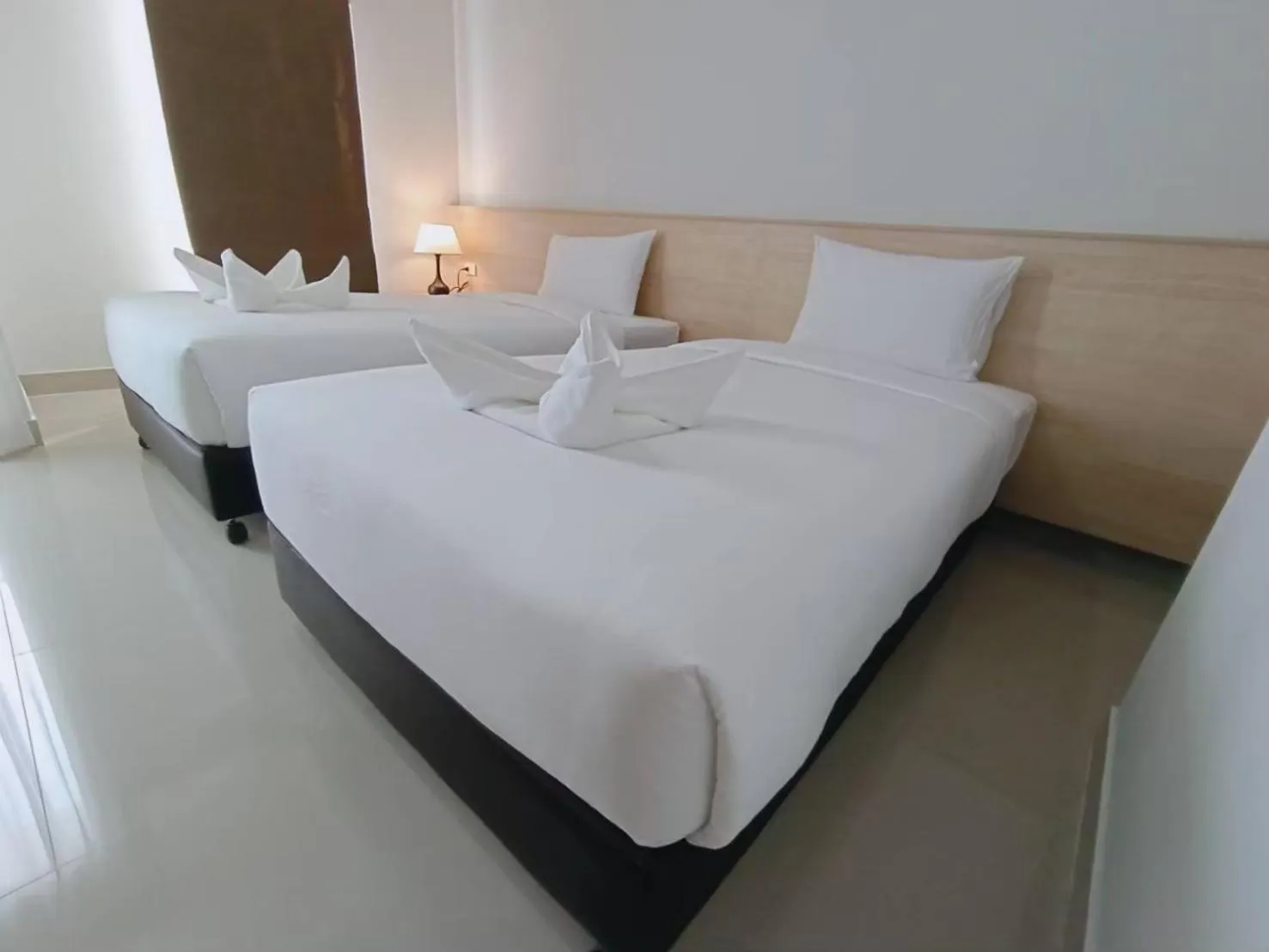 Bed in Sasi Nonthaburi Hotel