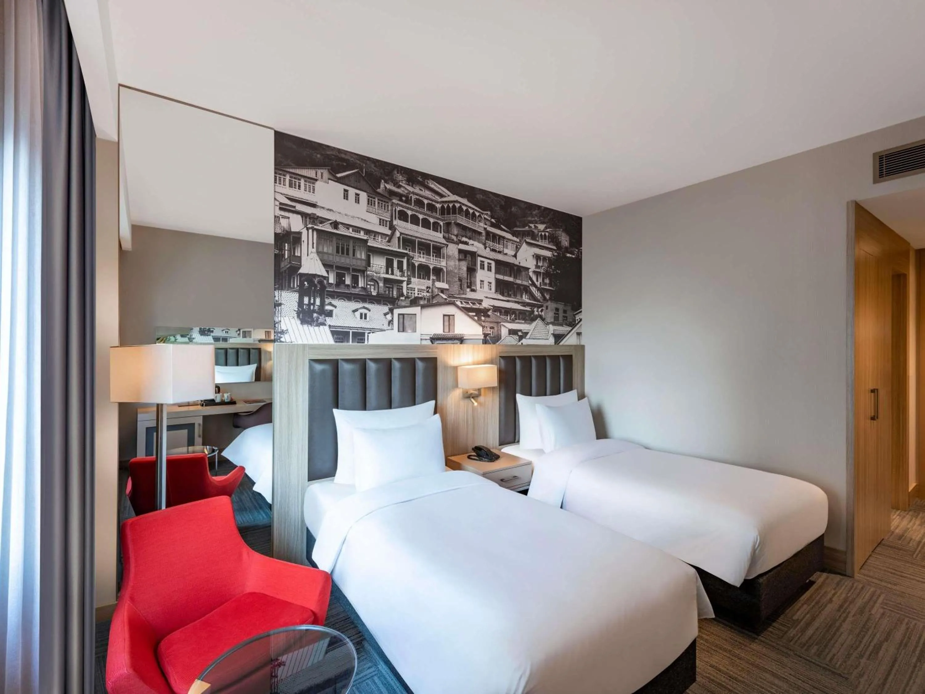 Bedroom in Tbilisi Saburtalo Hotel by Mercure