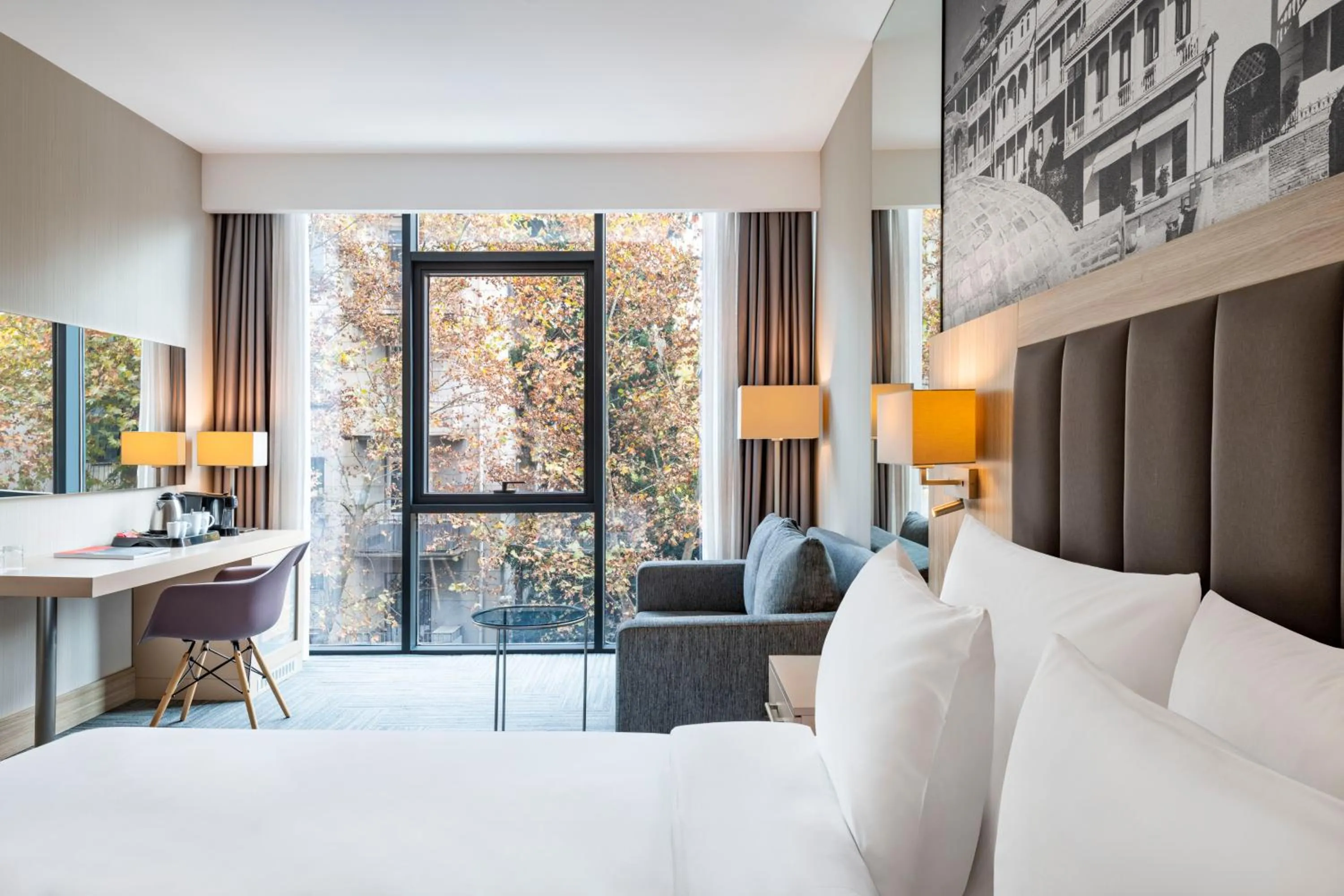 Bed in Tbilisi Saburtalo Hotel by Mercure