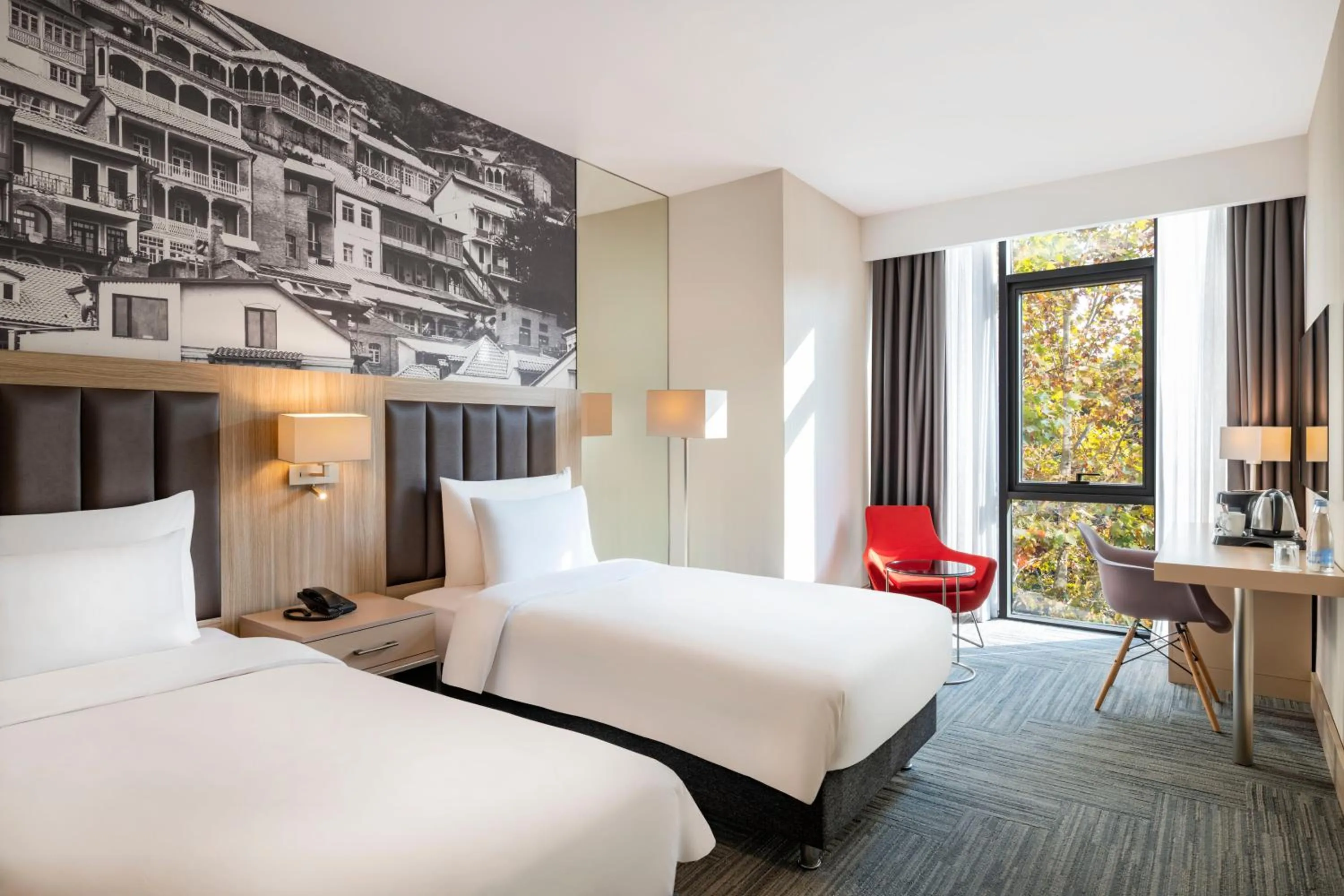 Bed in Tbilisi Saburtalo Hotel by Mercure