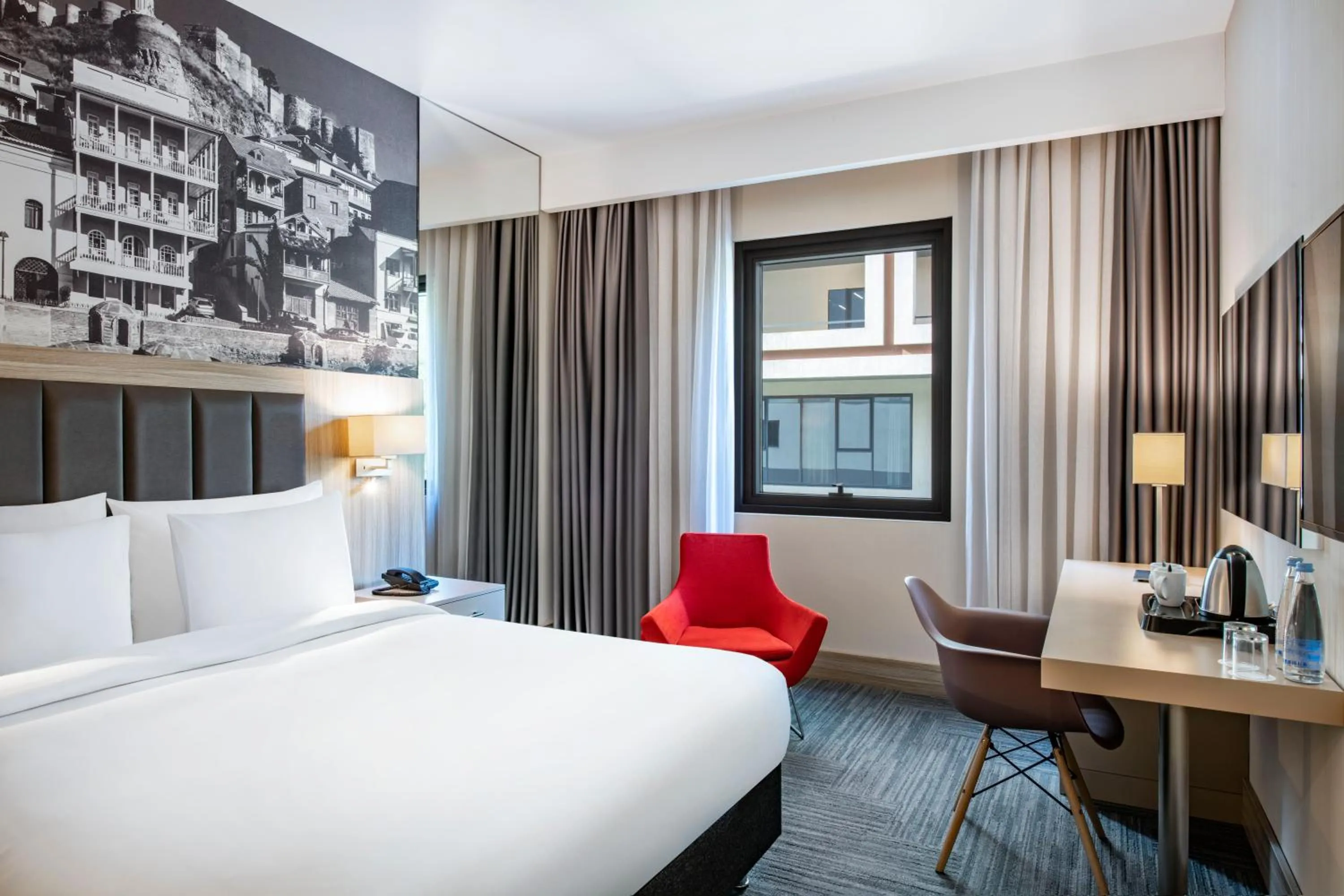 Bed in Tbilisi Saburtalo Hotel by Mercure