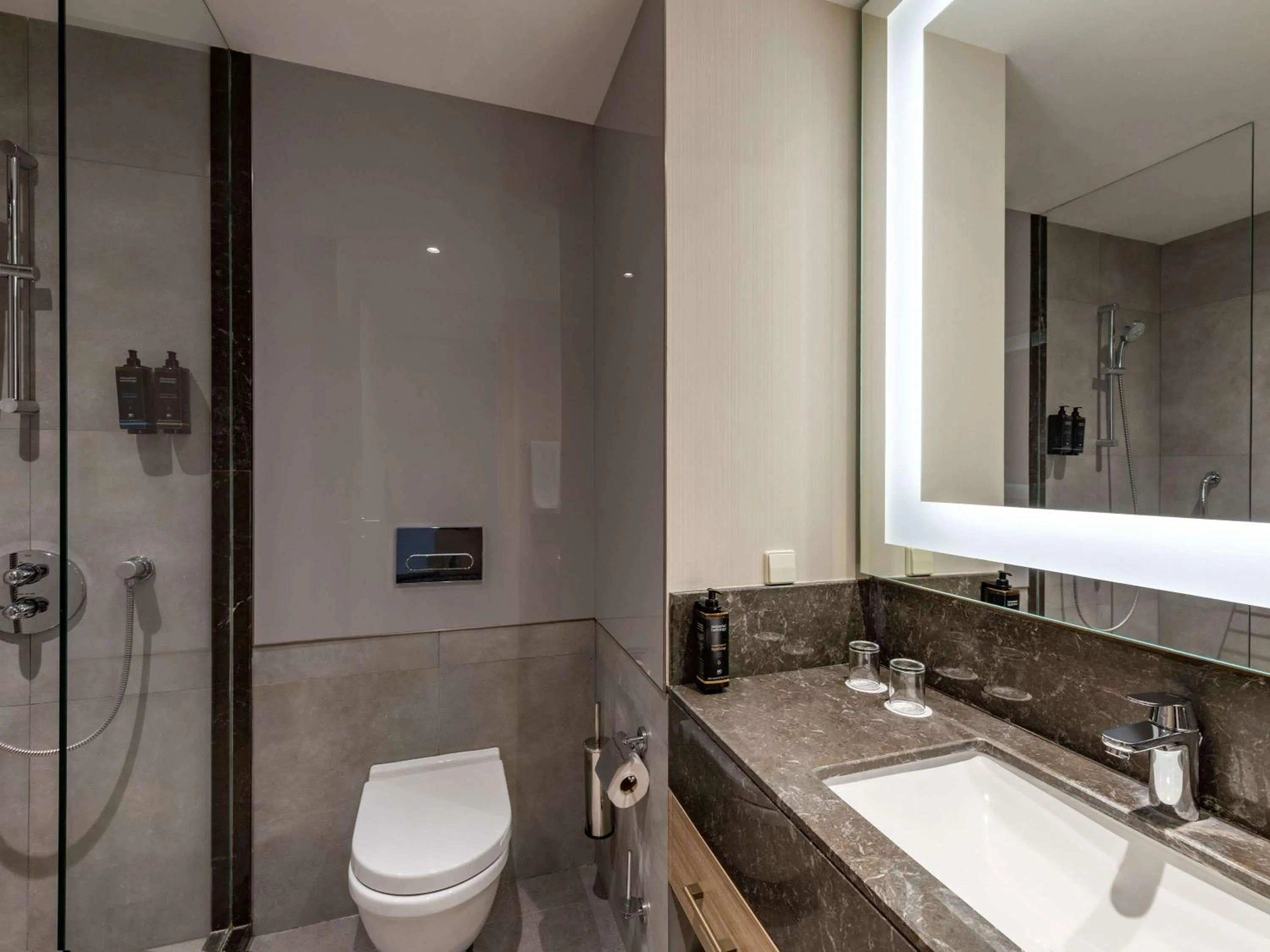 Shower, Bathroom in Ramada Encore Tbilisi