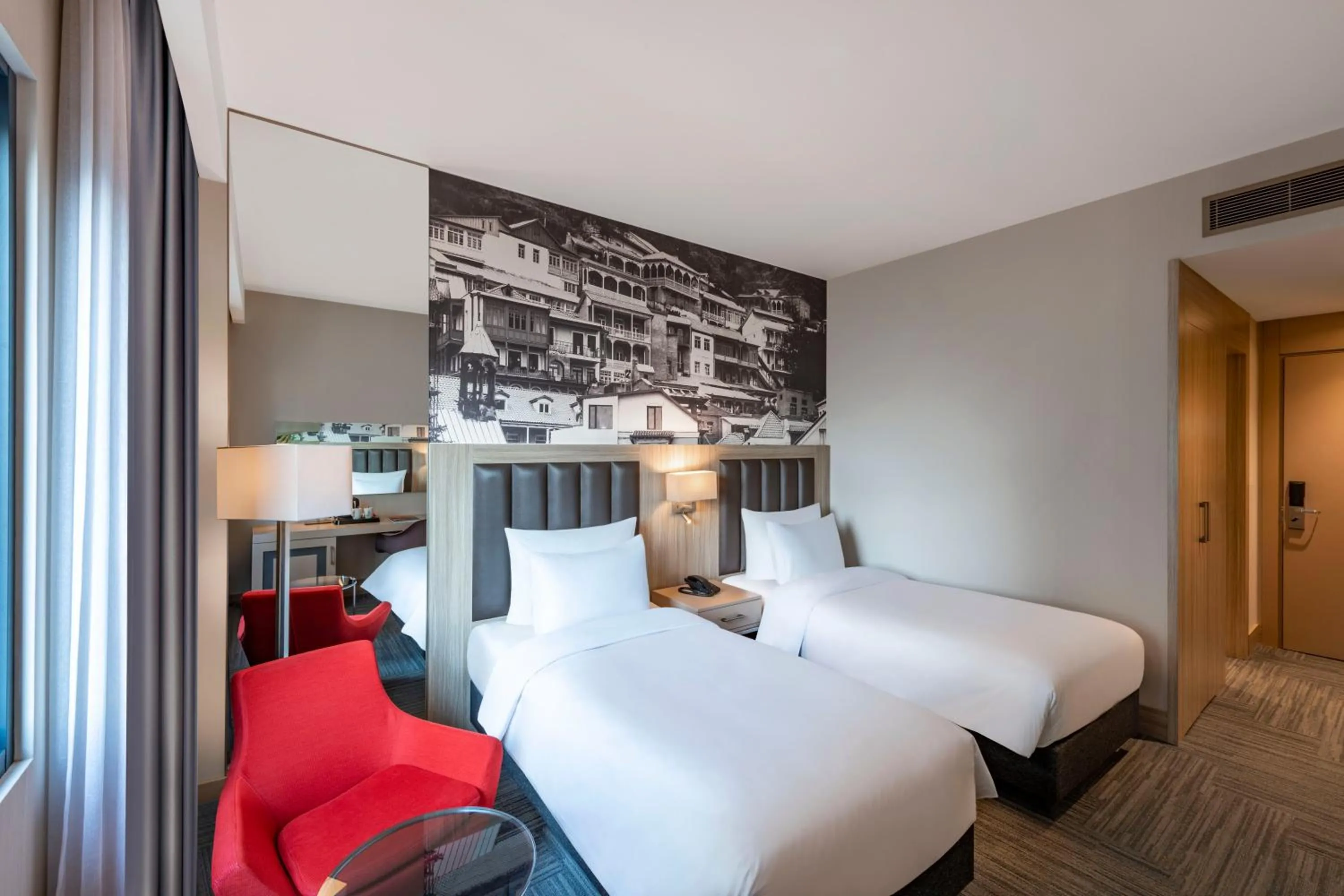 Bedroom in Tbilisi Saburtalo Hotel by Mercure