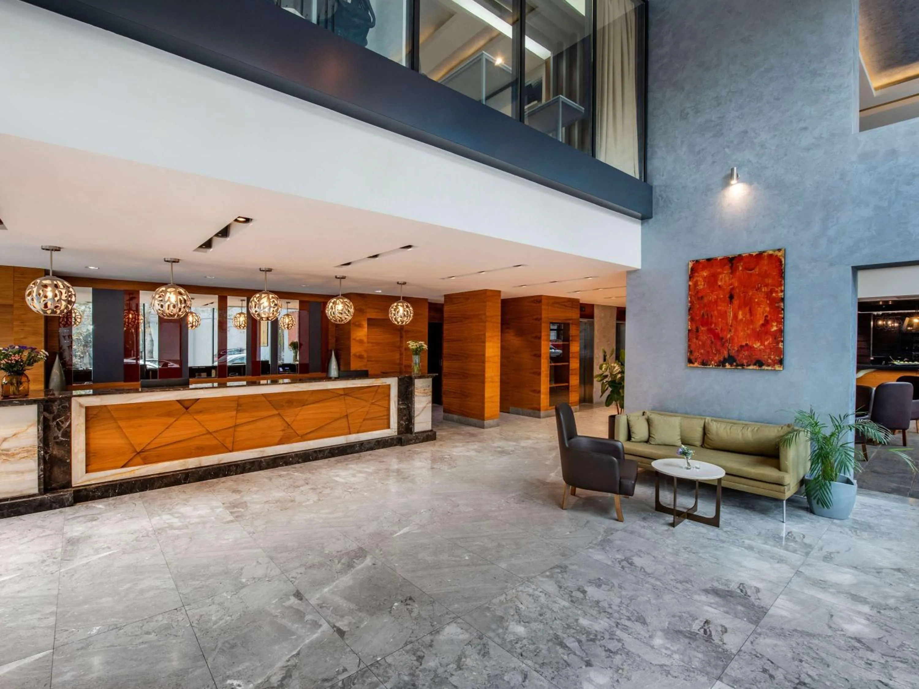 Property building, Lobby/Reception in Ramada Encore Tbilisi