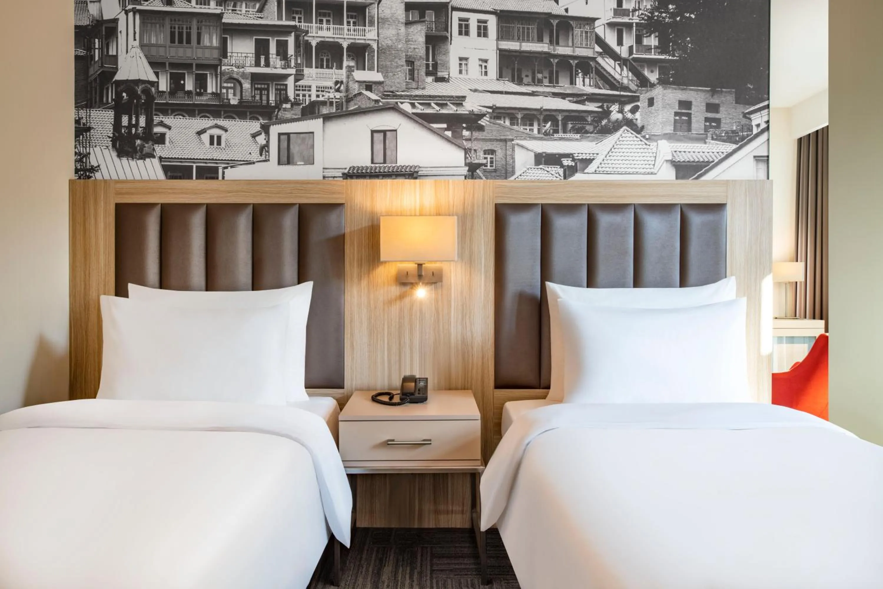 Bed in Tbilisi Saburtalo Hotel by Mercure