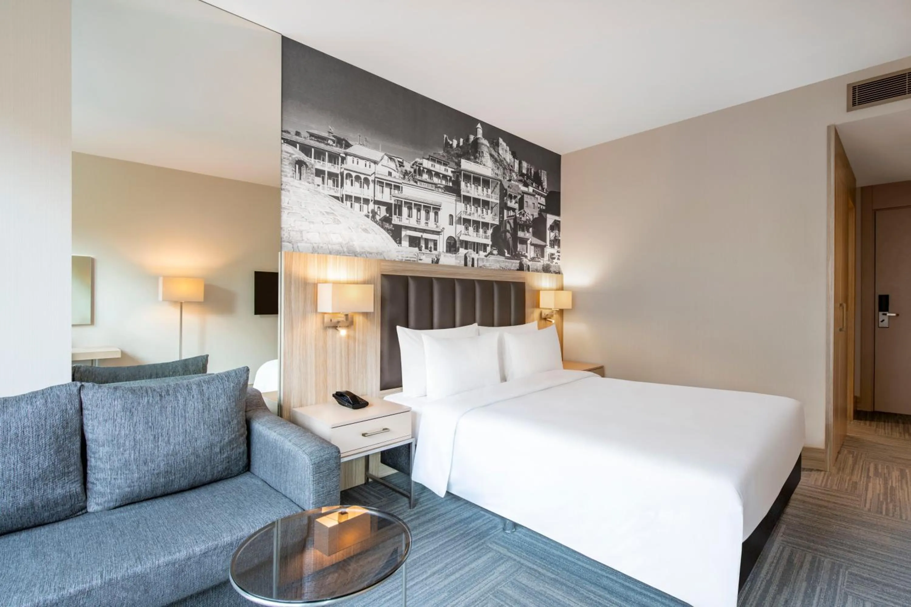 Bed in Tbilisi Saburtalo Hotel by Mercure