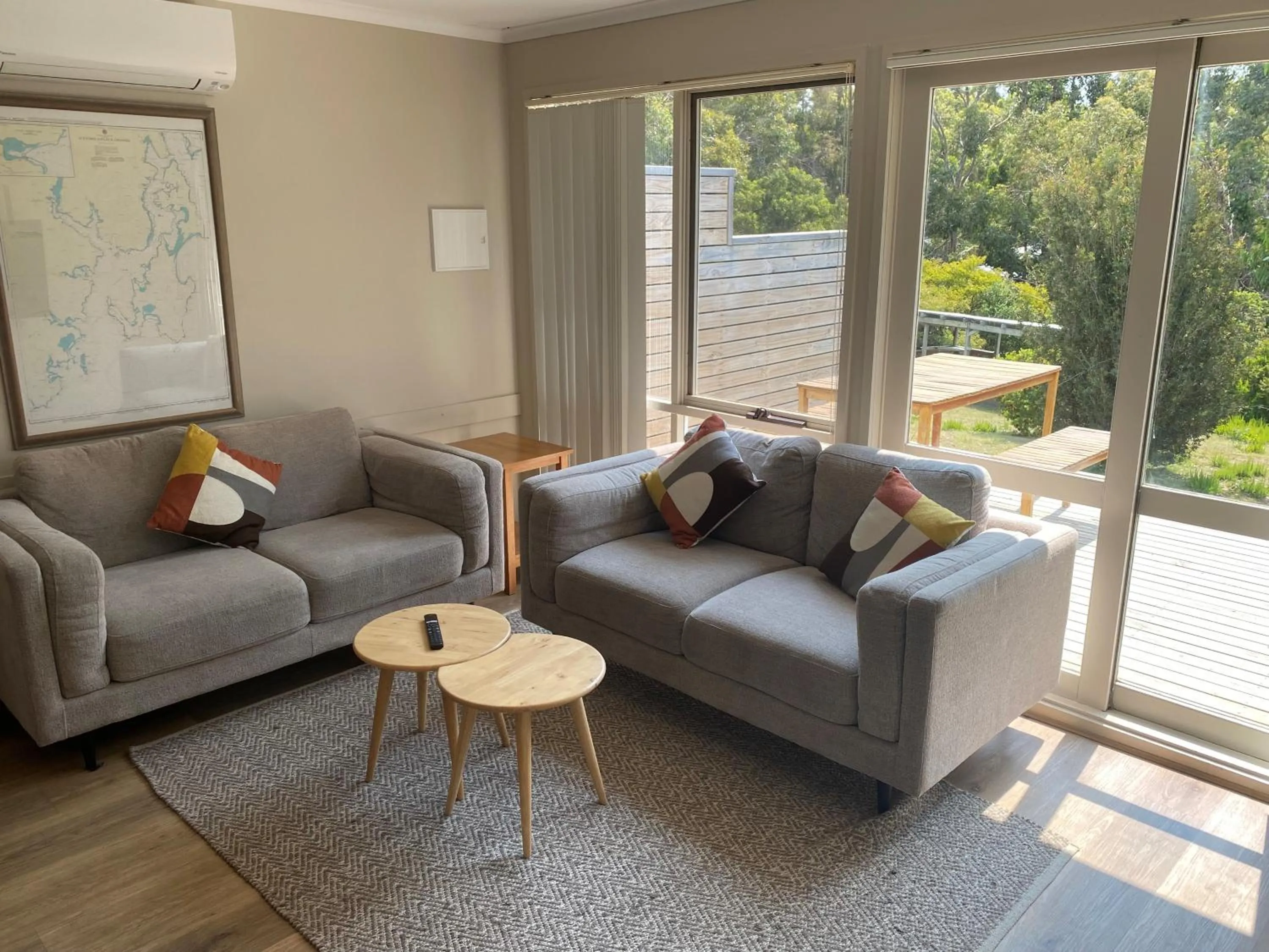 Seating area in Bruny Island Escapes and Hotel Bruny