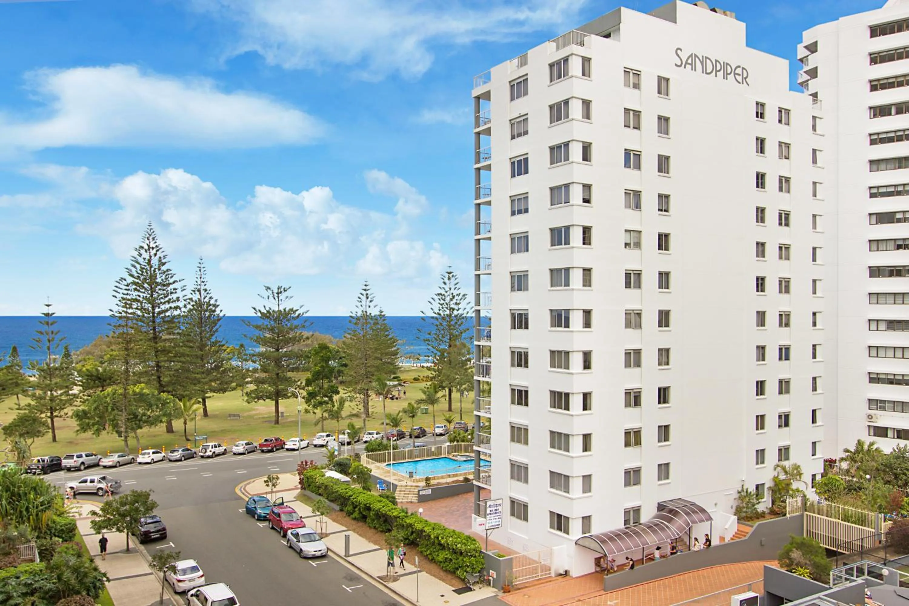 Bird's eye view in Sandpiper Broadbeach