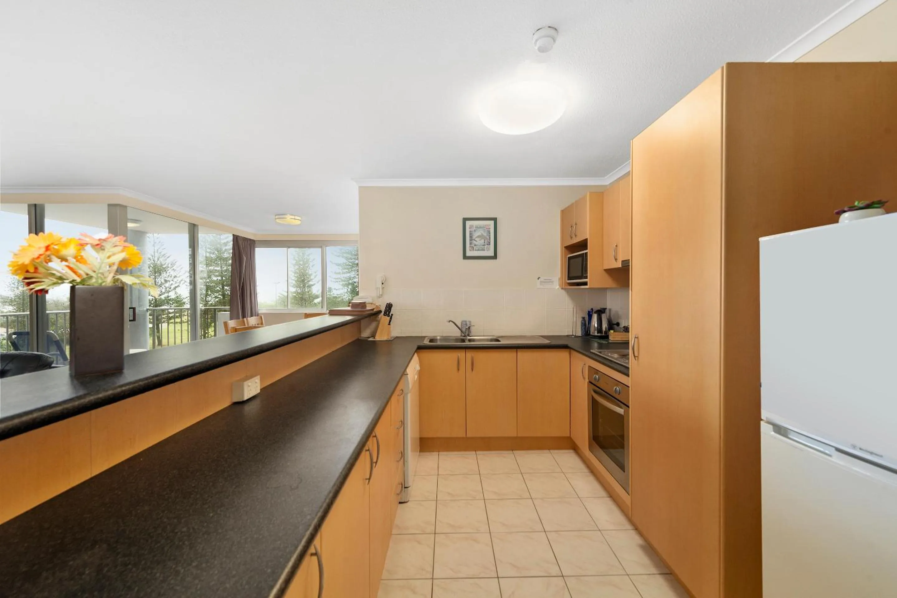 Kitchen or kitchenette in Sandpiper Broadbeach