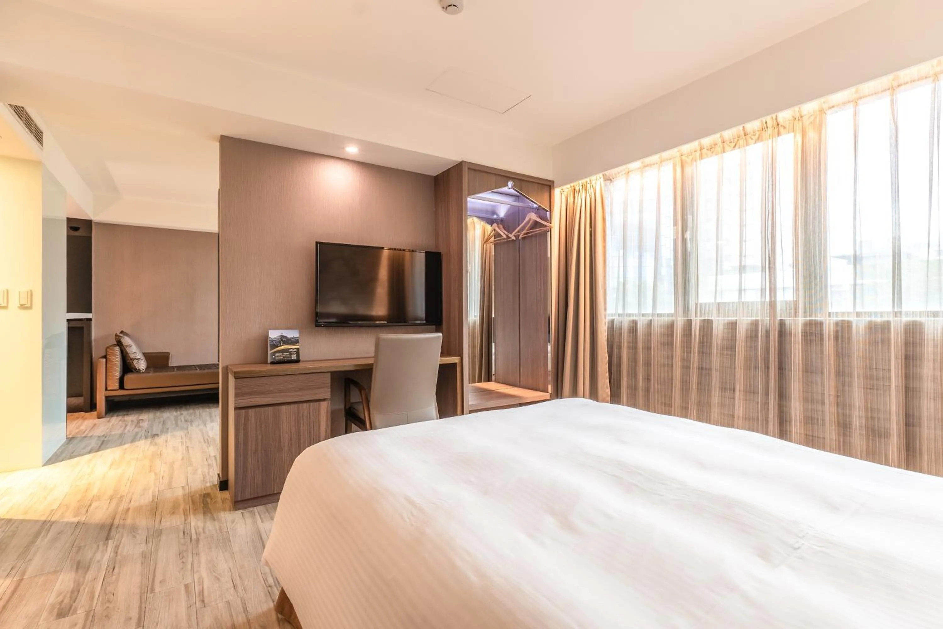 TV and multimedia, Bed in Guide Hotel Taipei Fuxing North