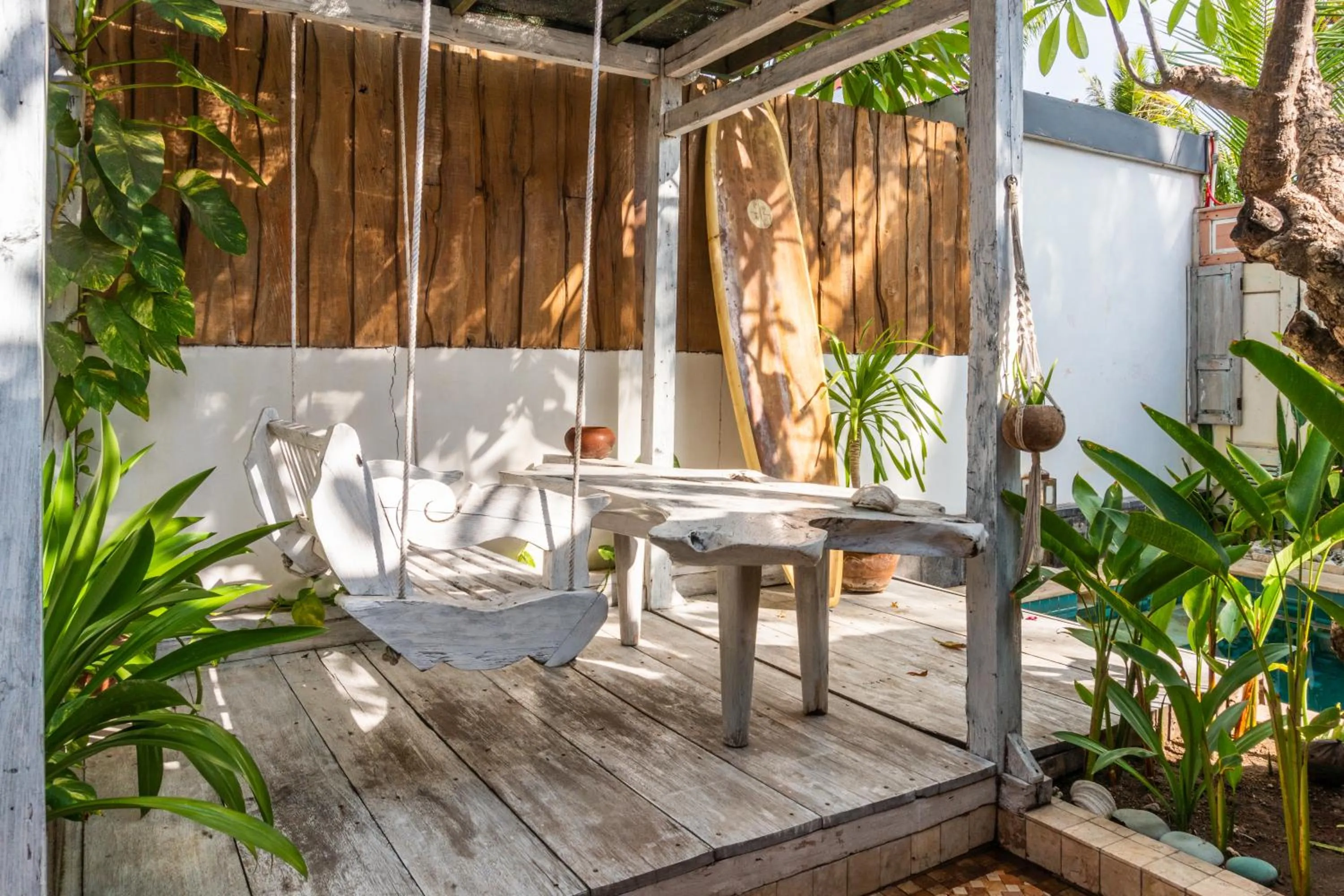 Patio in Jawa House Private Villas