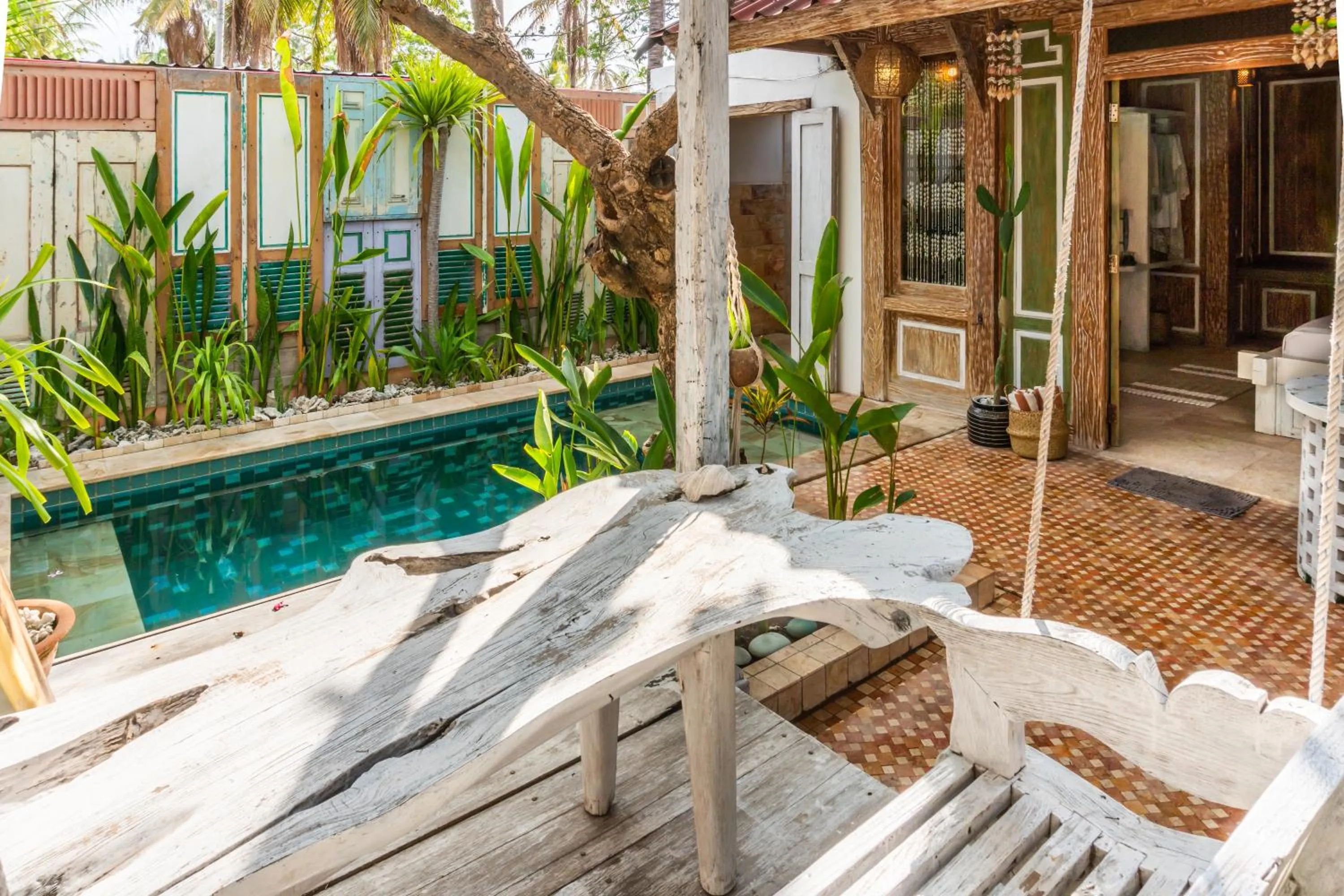 Patio in Jawa House Private Villas