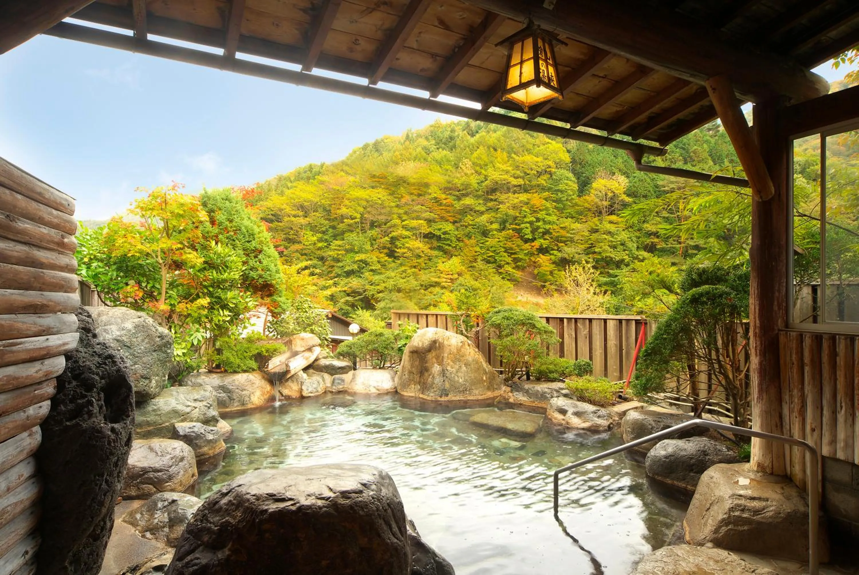 Hot Spring Bath in Hodakaso Yamano Hotel