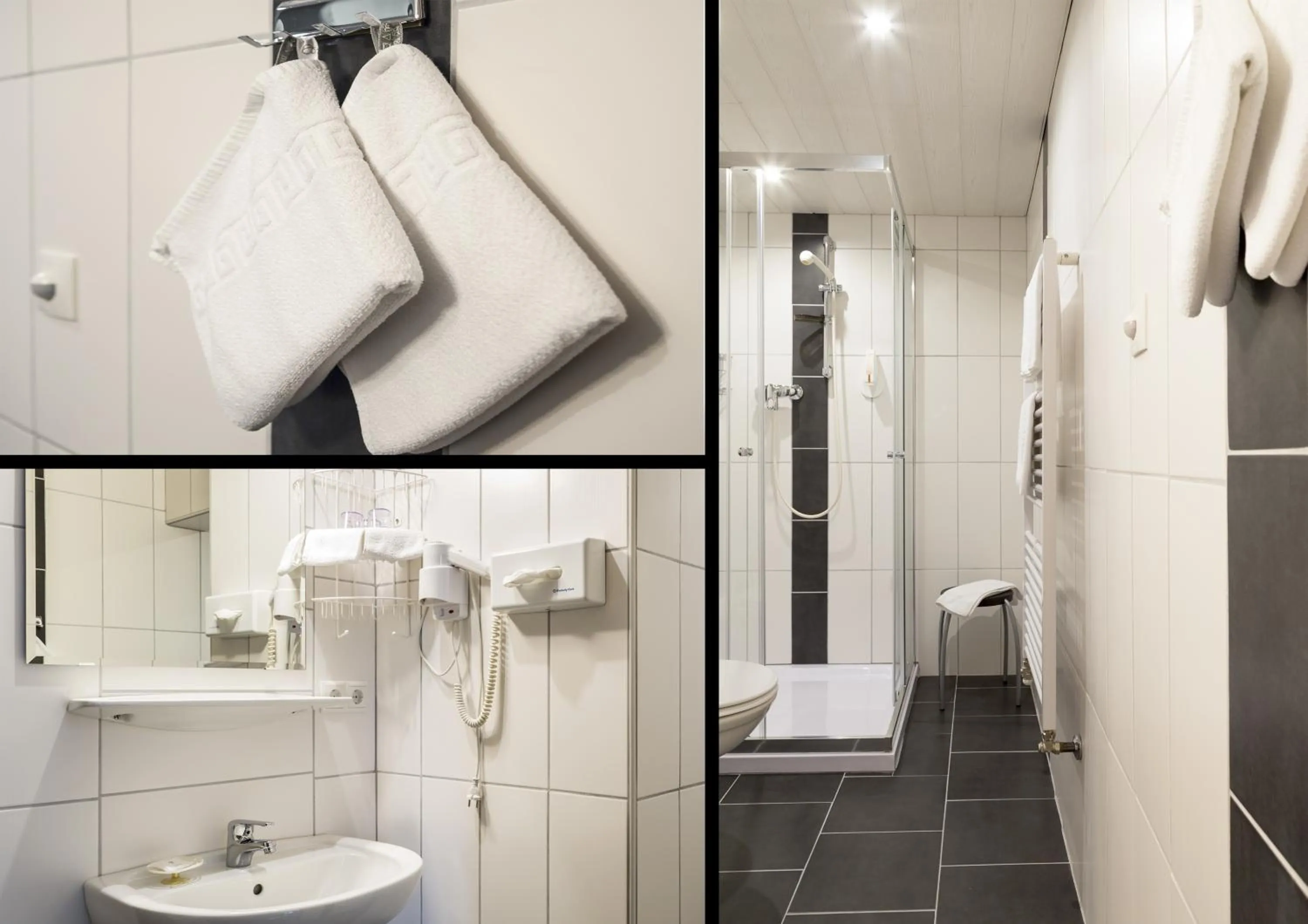 Shower in Appartements Glungezer