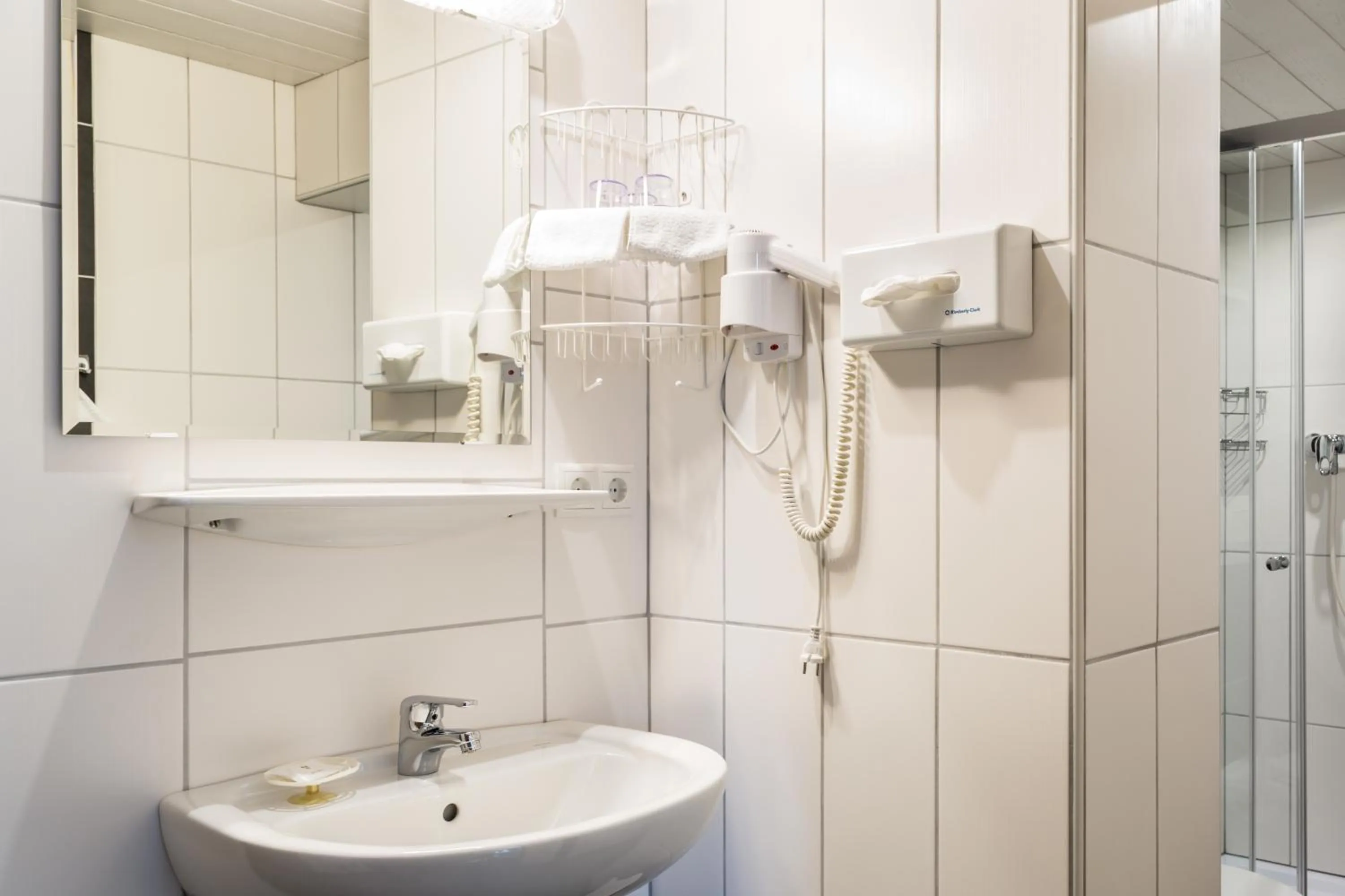 Shower in Appartements Glungezer