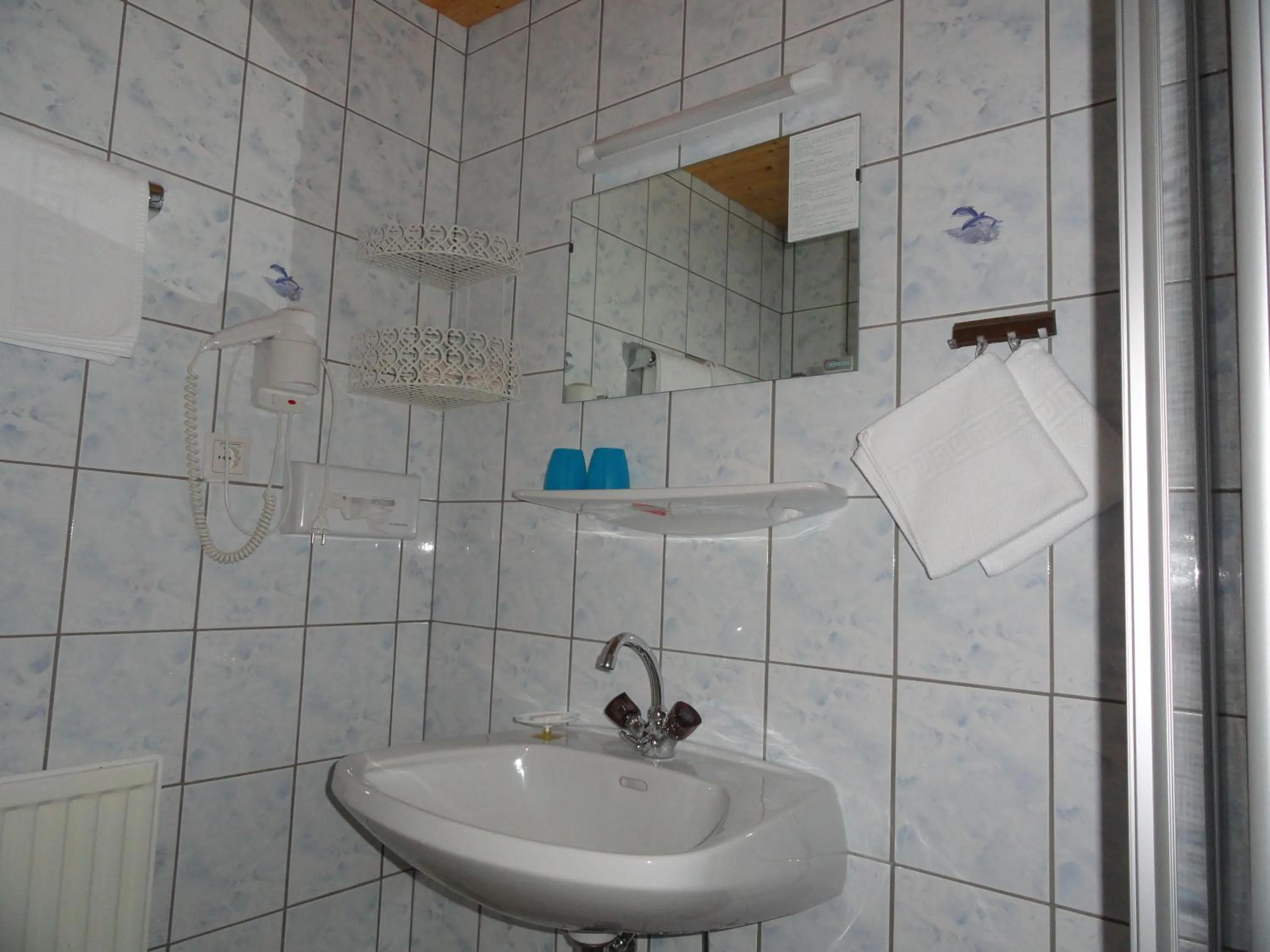 Shower in Appartements Glungezer