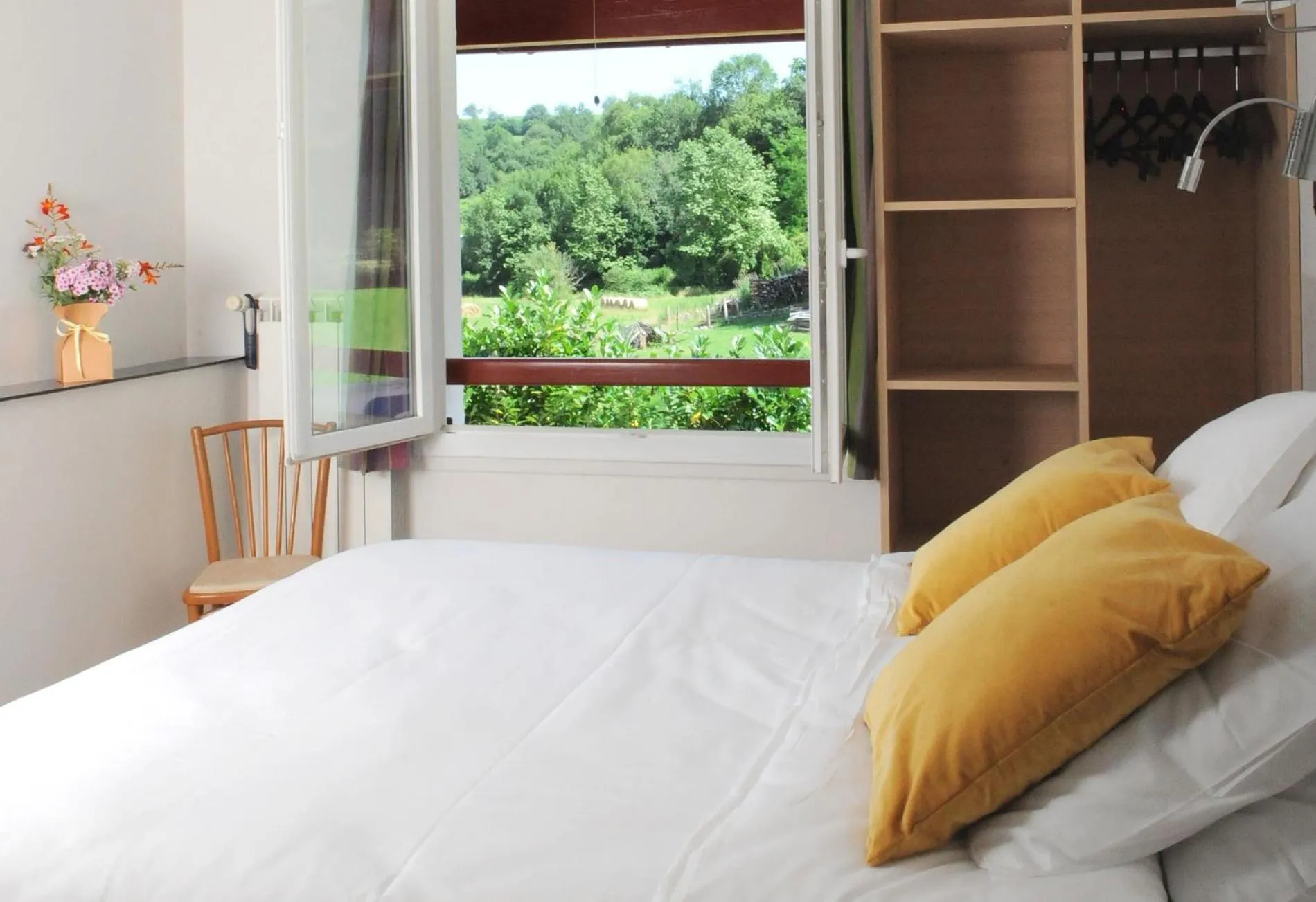 Bed in Logis Hotel Xoko-Goxoa