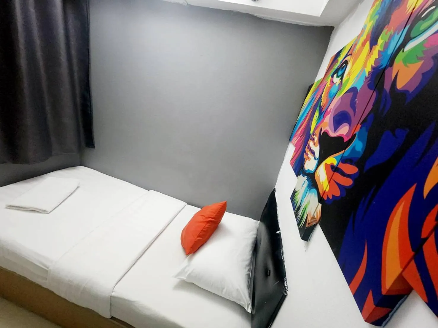 Bed in Khaosan Art Hotel