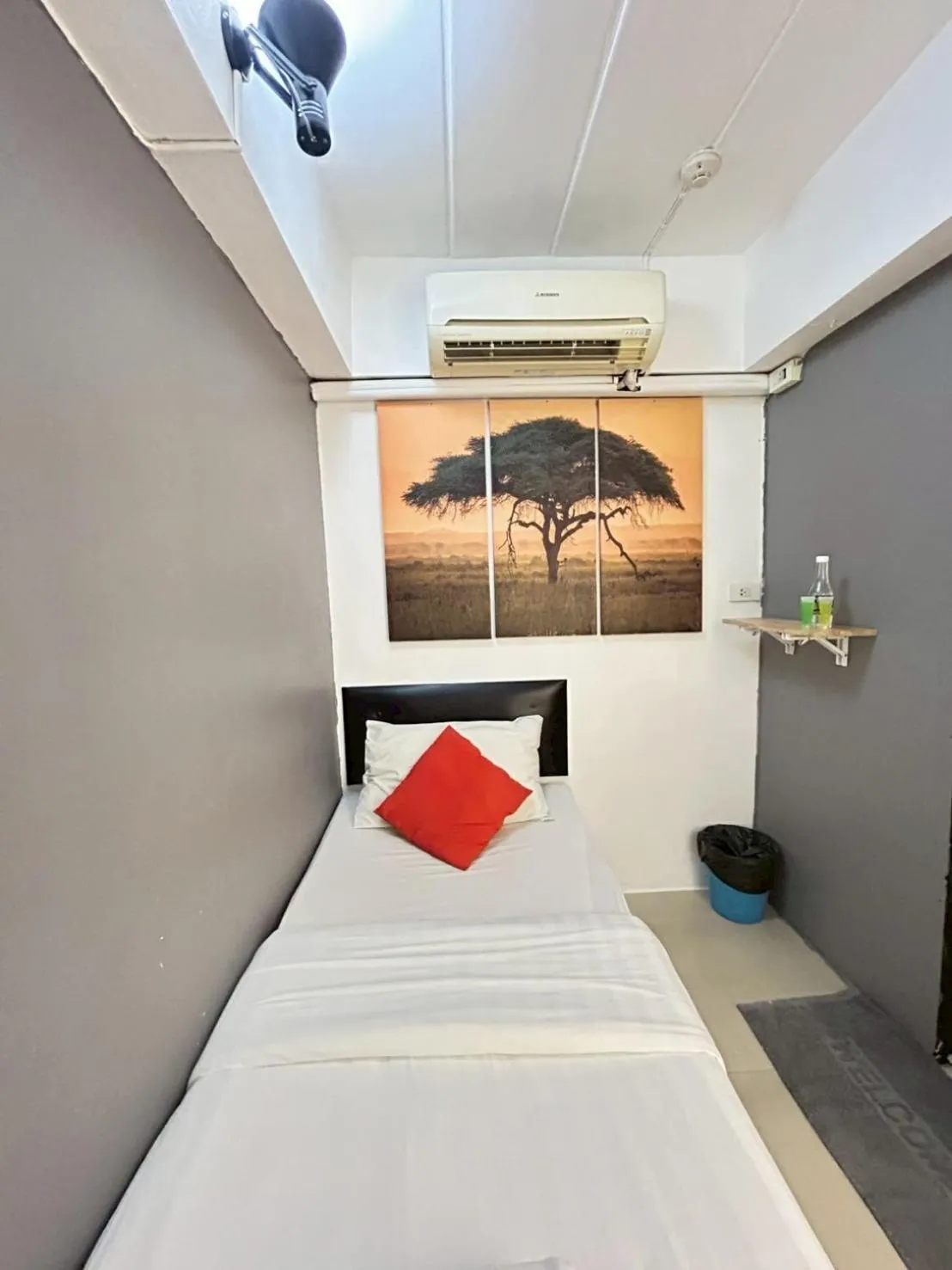 Bed in Khaosan Art Hotel