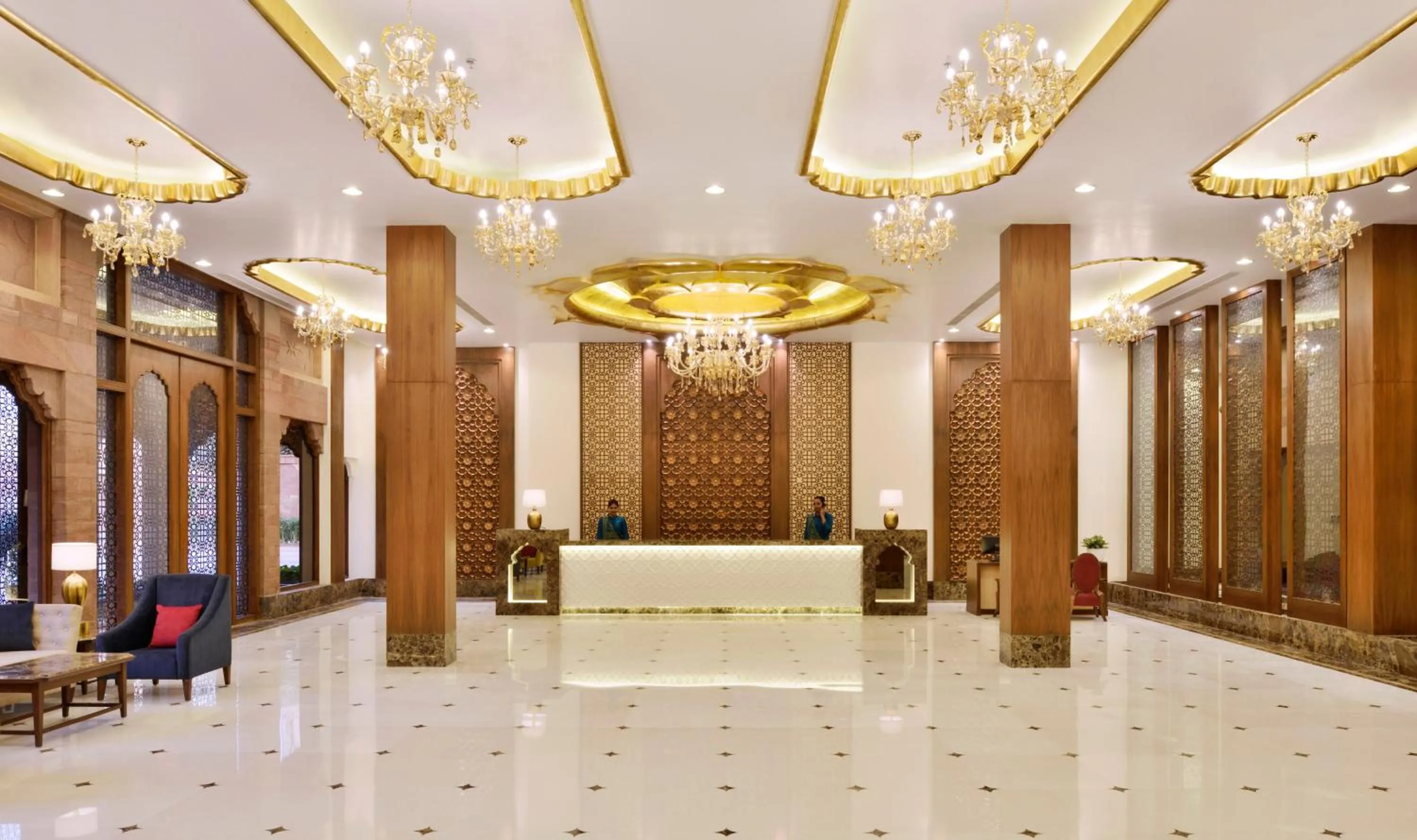 Lobby or reception in Radisson Jodhpur