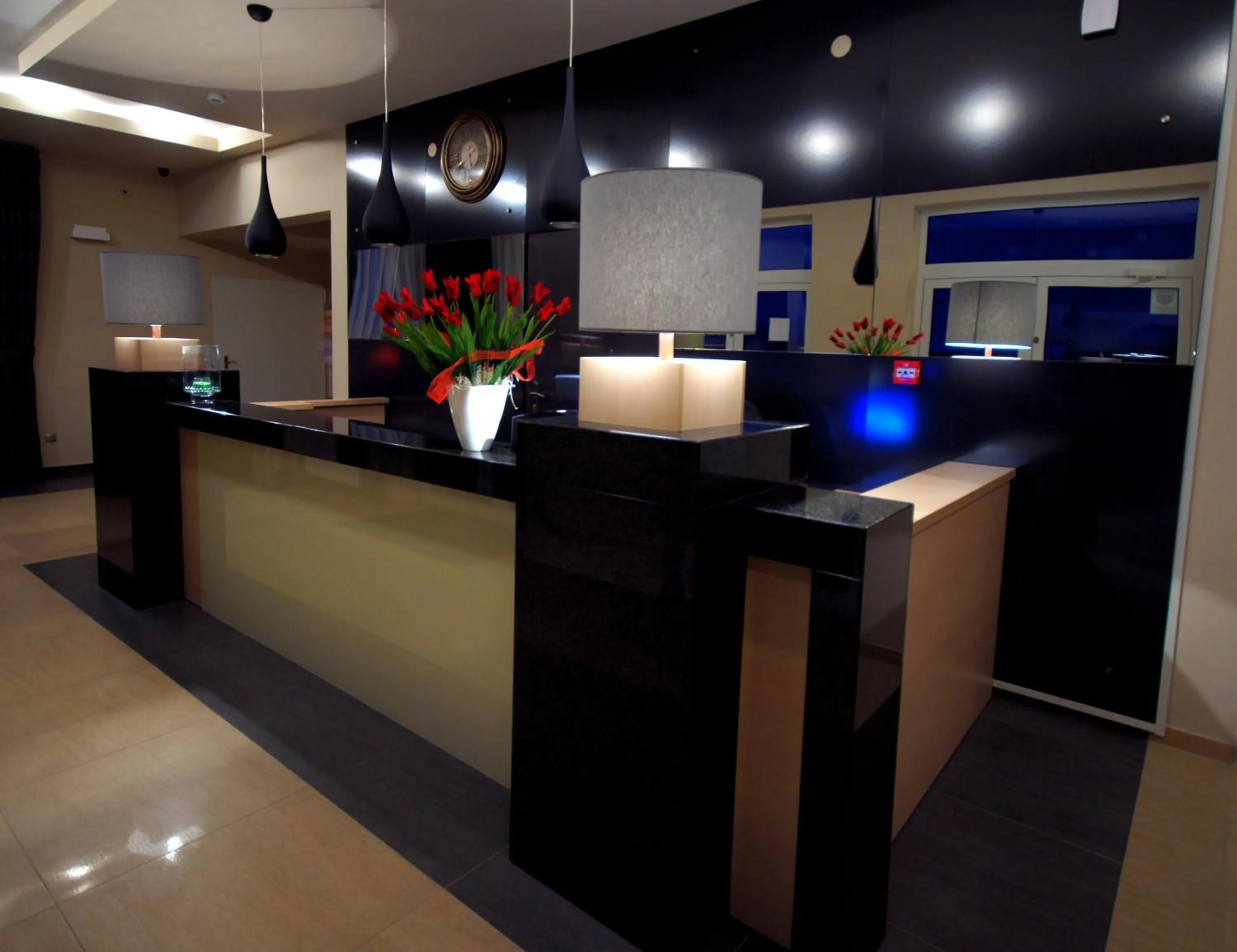 Lobby or reception in Hotel Hibiskus