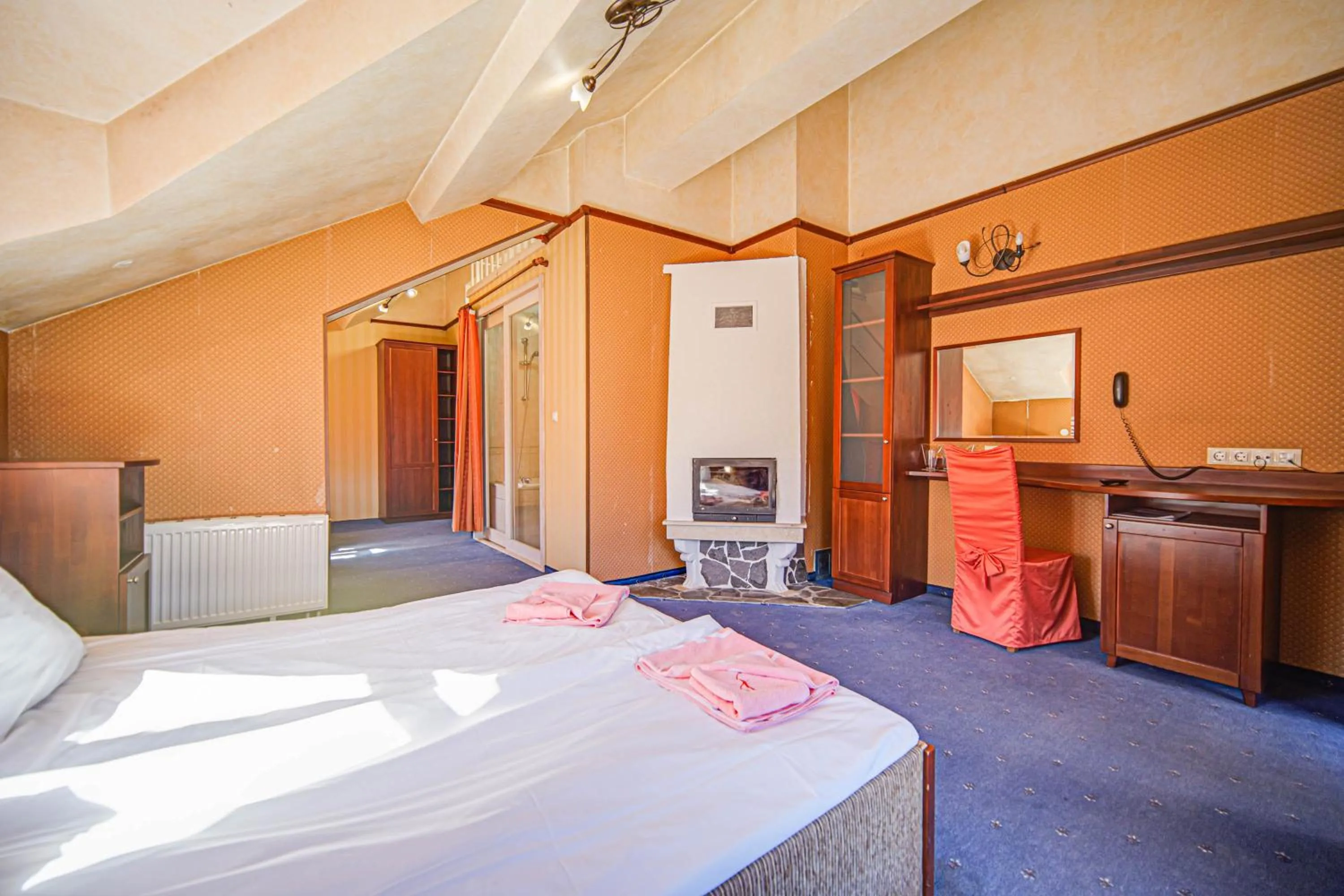 Bed in Hotel Friends