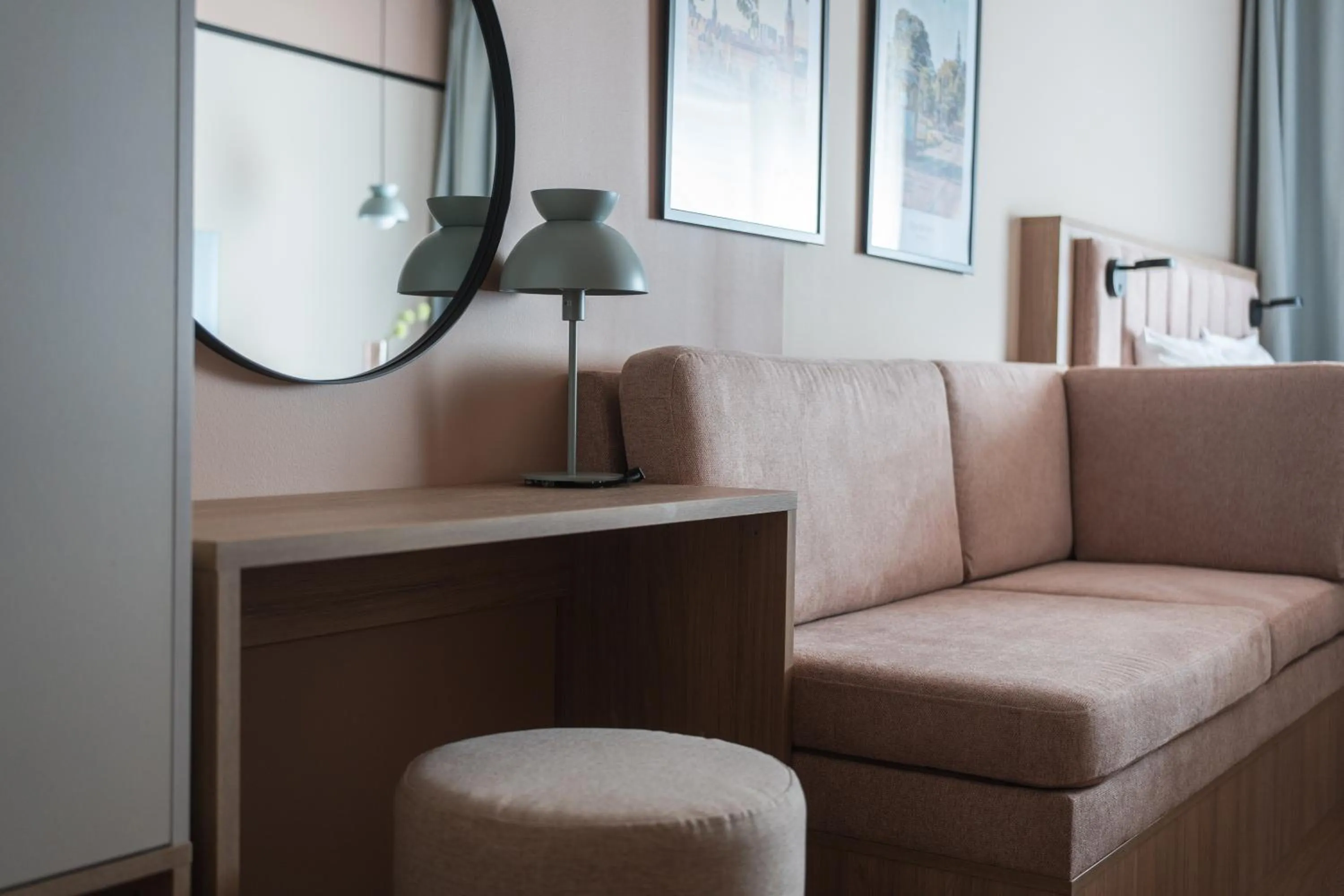 Living room in VANDER Kungsholmen, Stockholm