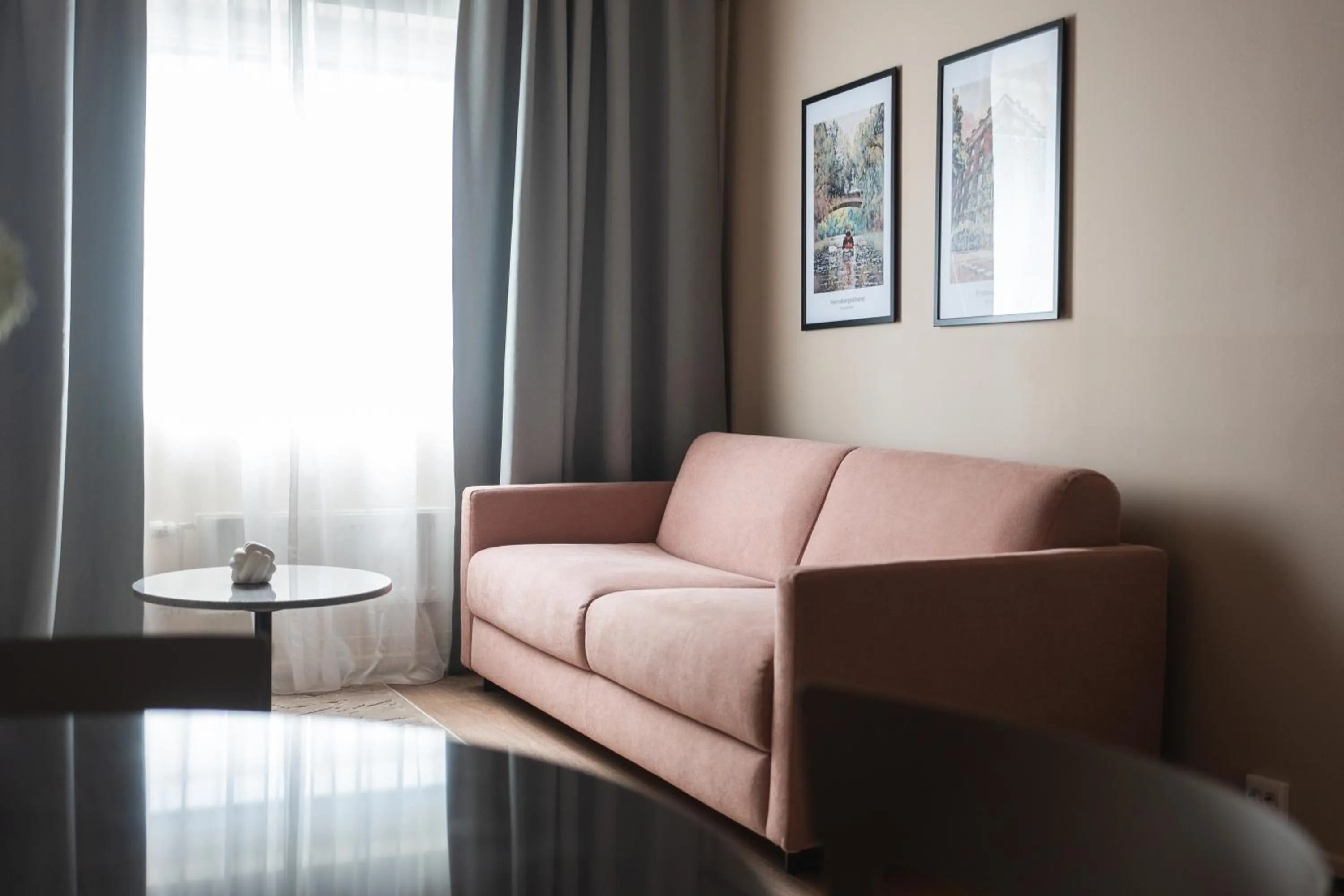 Living room in VANDER Kungsholmen, Stockholm