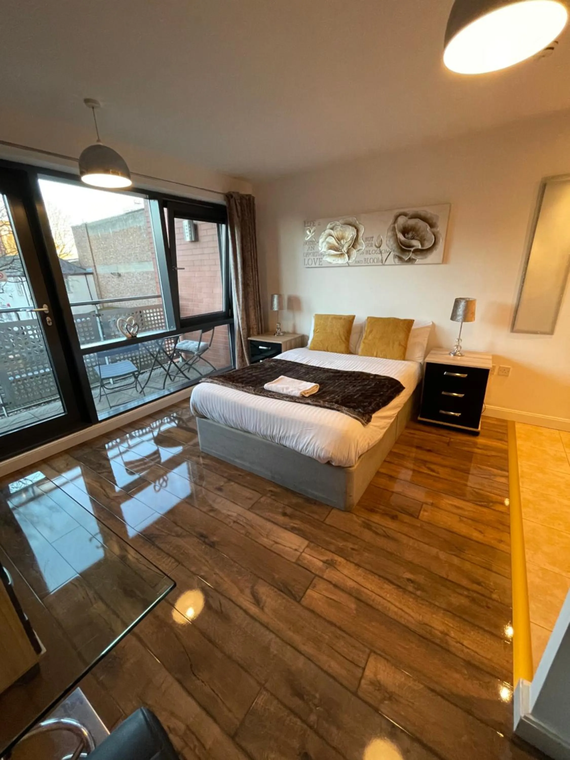 Bed in Empire Serviced Apartments