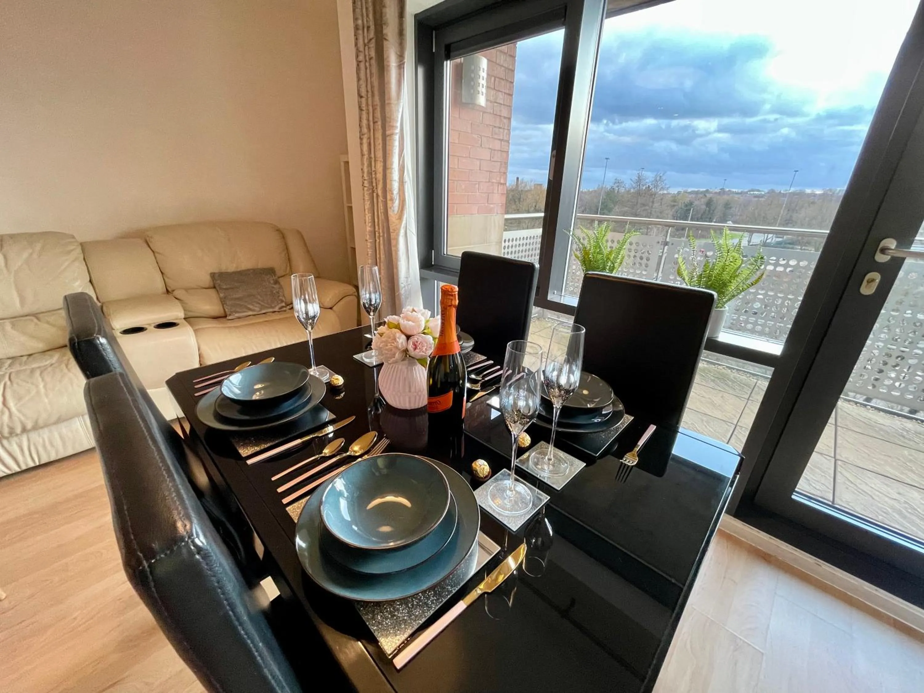 Dining area in Empire Serviced Apartments