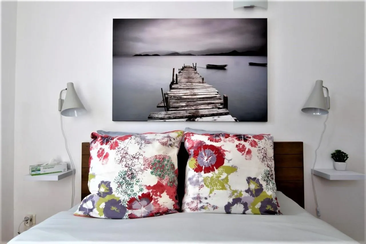 Bed in Villa Louanne