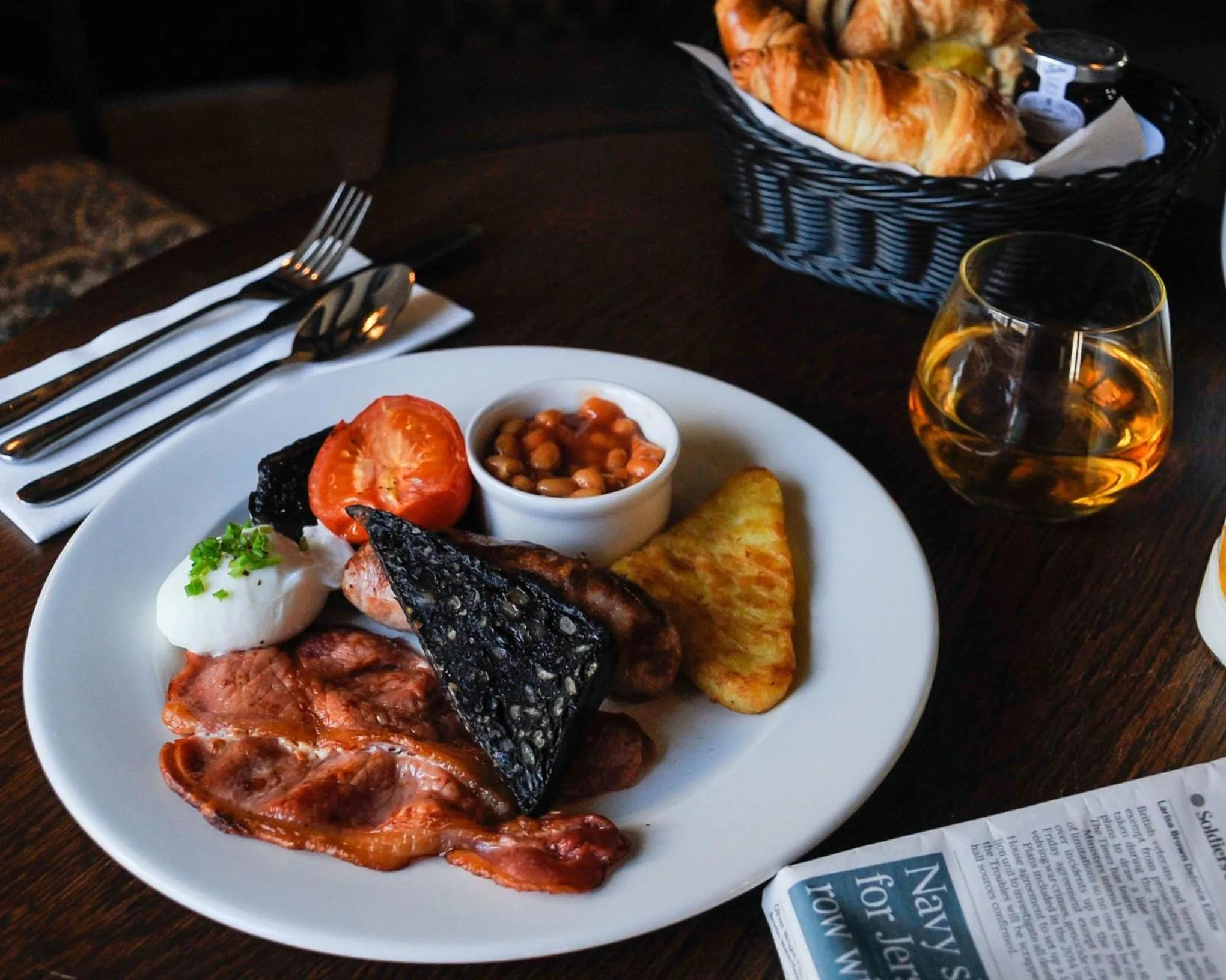 Breakfast in The Swan at Tarporley