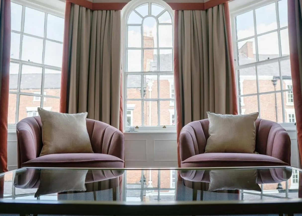 Seating area in The Swan at Tarporley