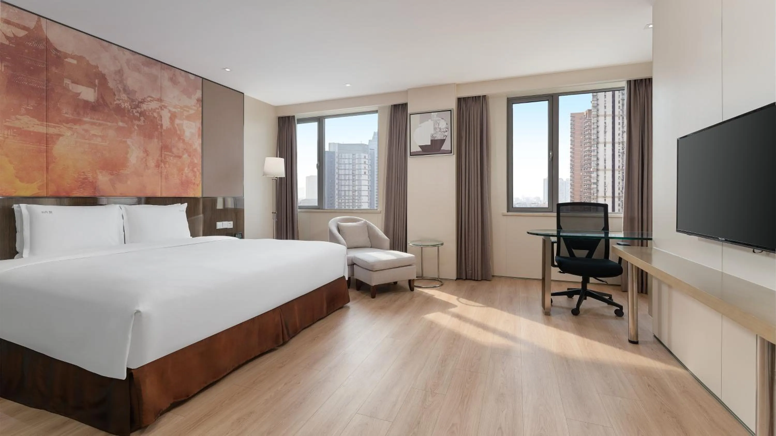 Bed in Holiday Inn Nanjing Aqua City by IHG