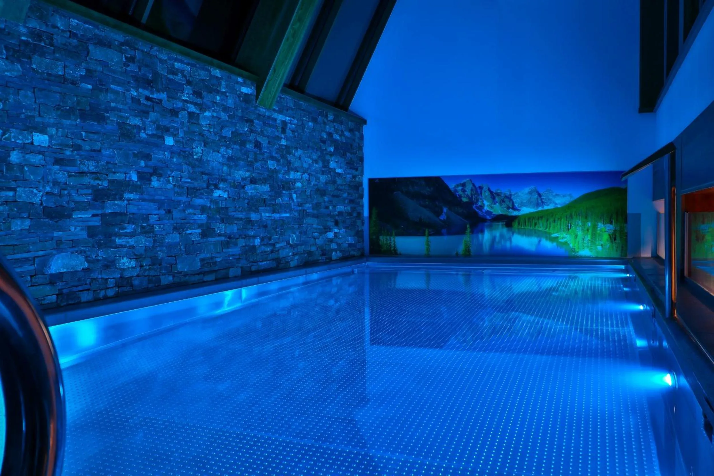 Pool view in Hotel Bystra