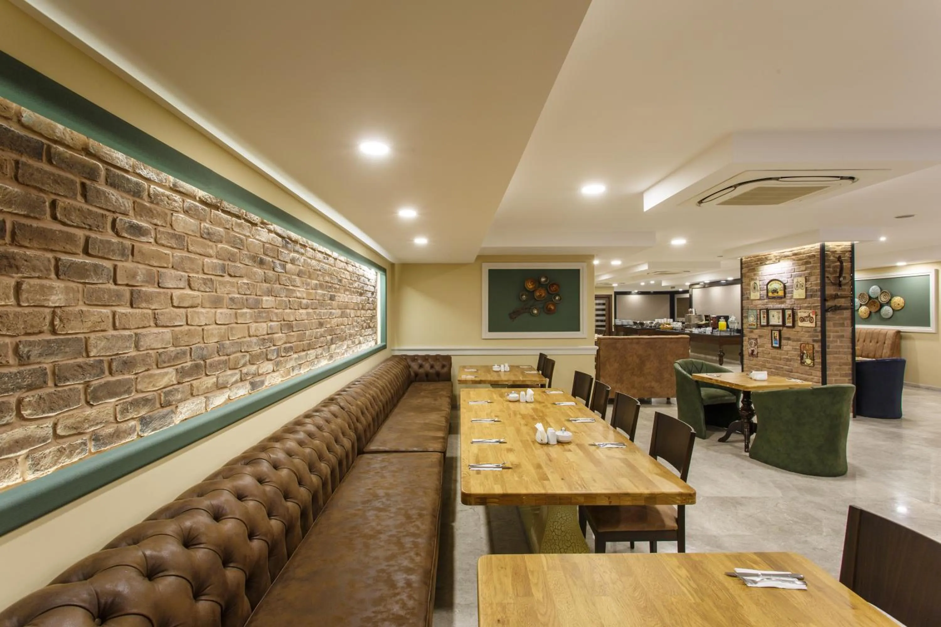 Dining area in Antroyal Hotel