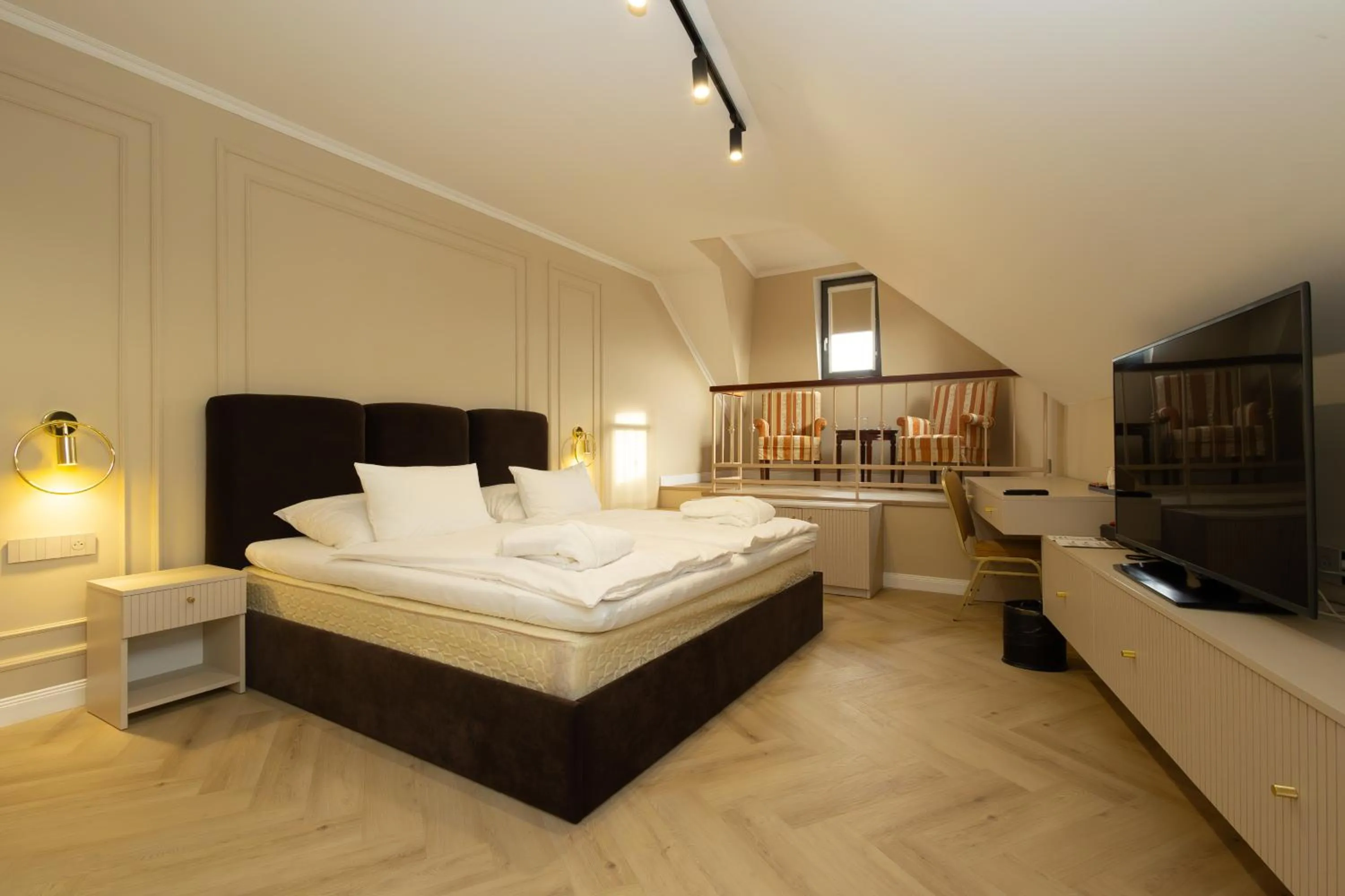 Bed in Grand Hotel Sole