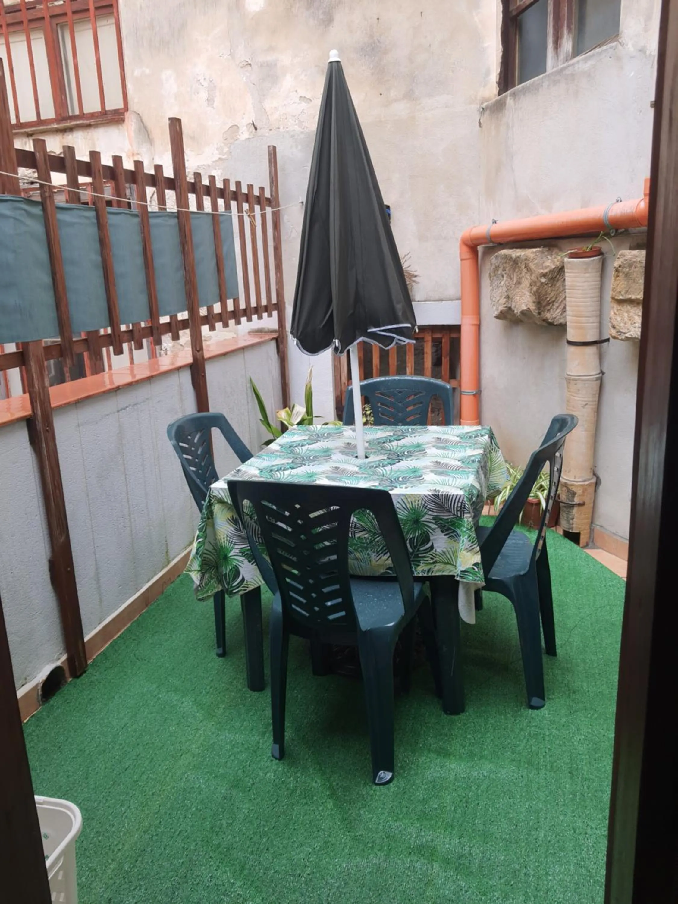 Patio in Apartment Trapani's heart