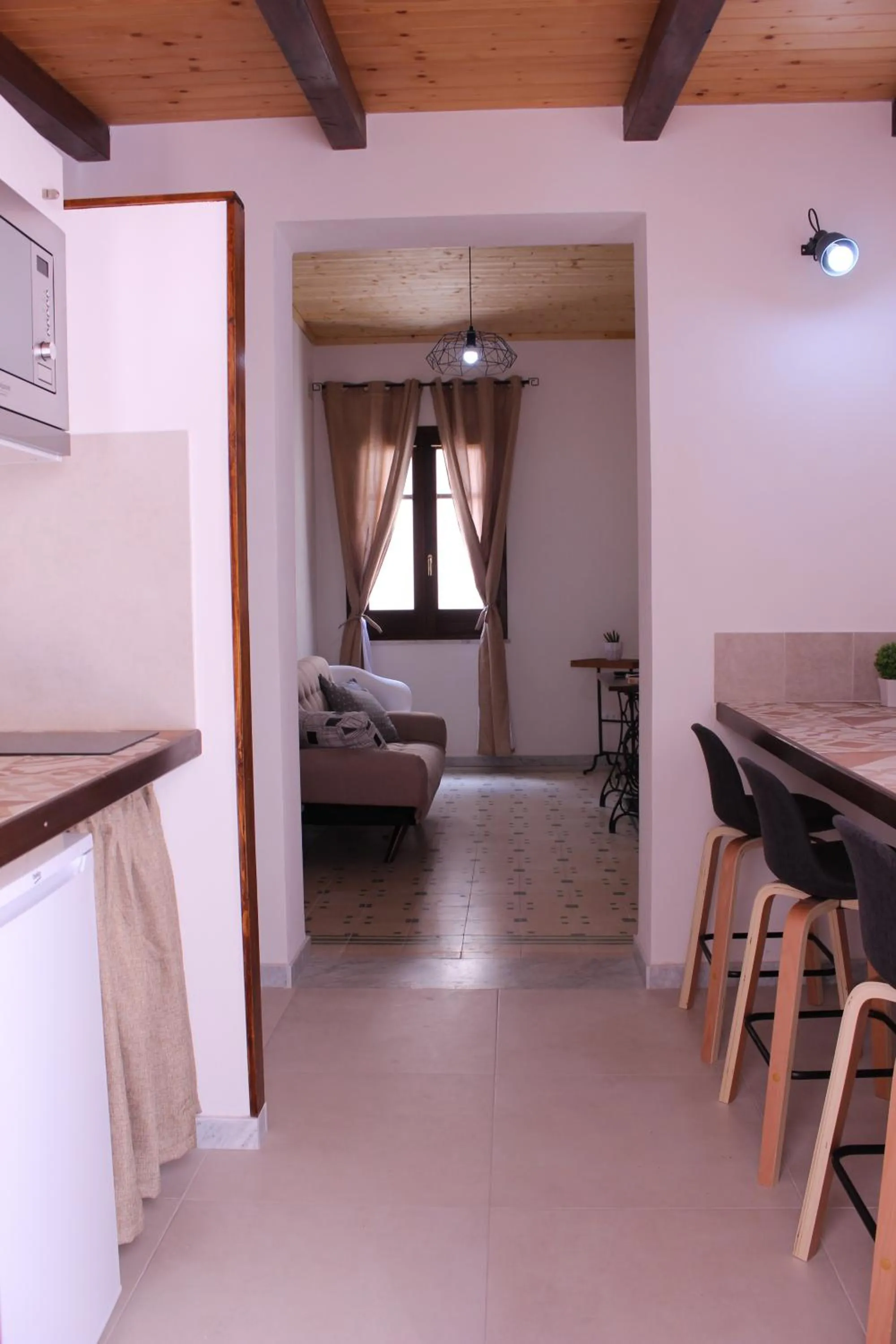 Kitchen or kitchenette, Bed in Apartment Trapani's heart