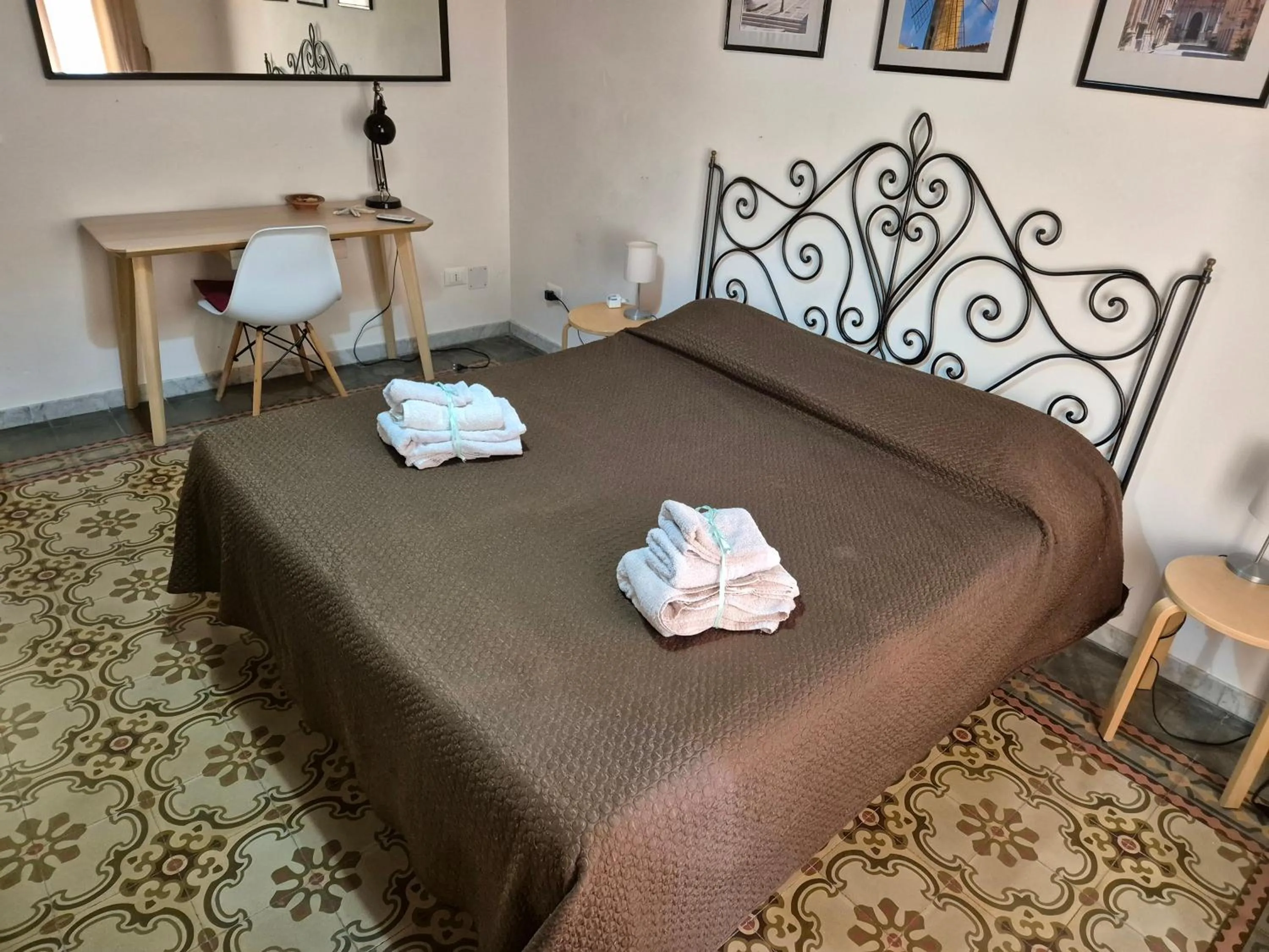 Bed in Apartment Trapani's heart