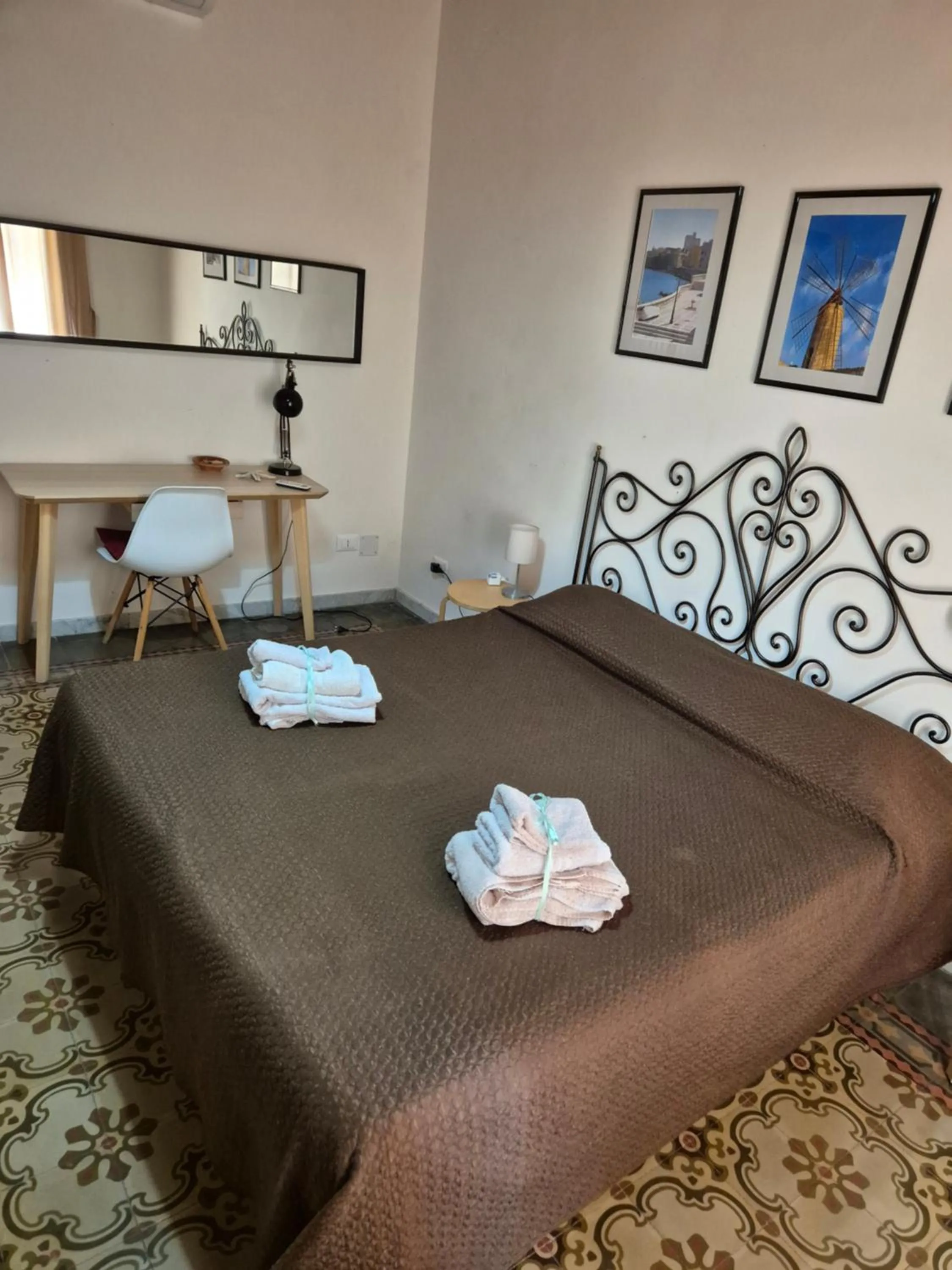 Bed in Apartment Trapani's heart