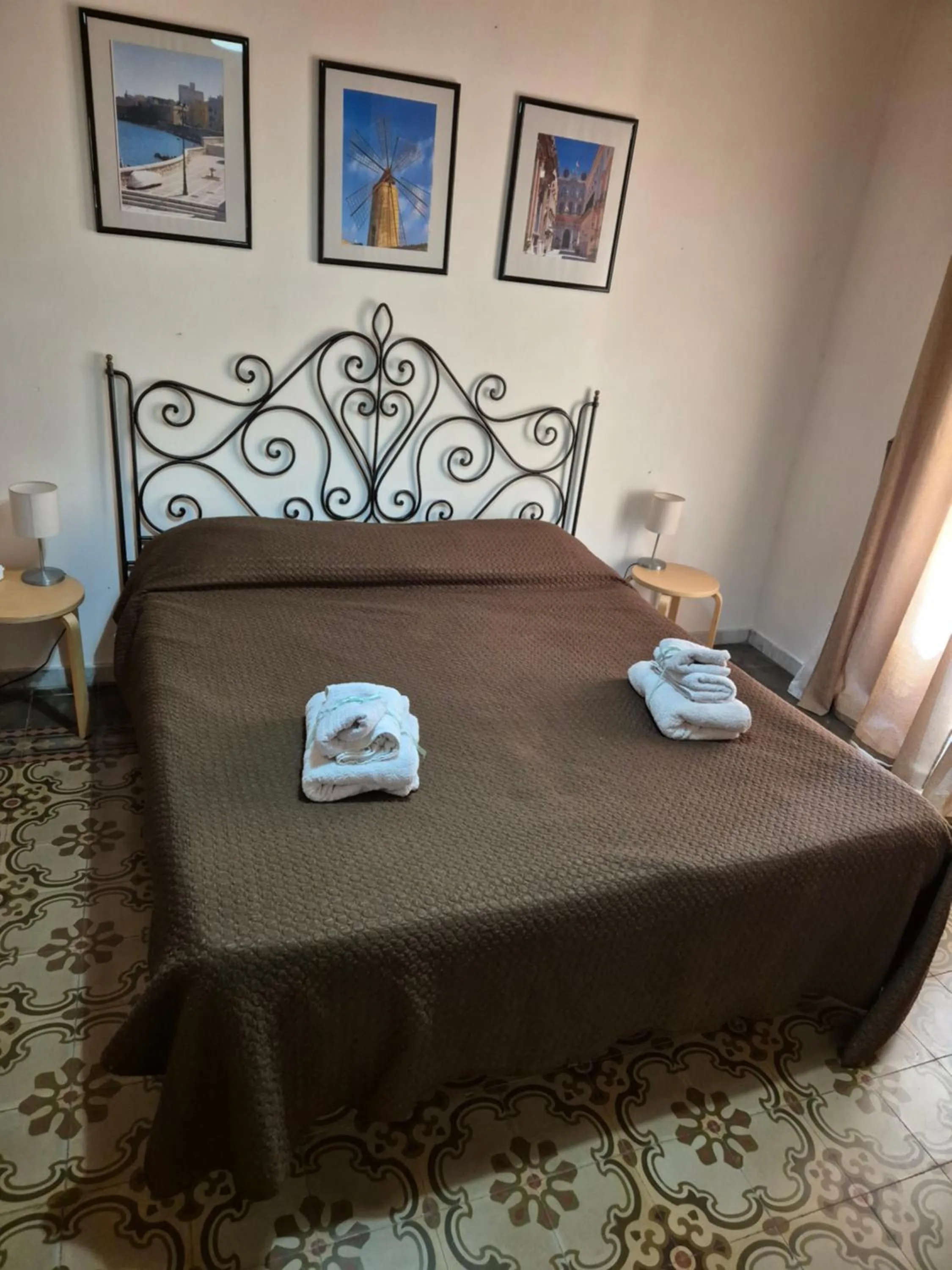 Bed in Apartment Trapani's heart