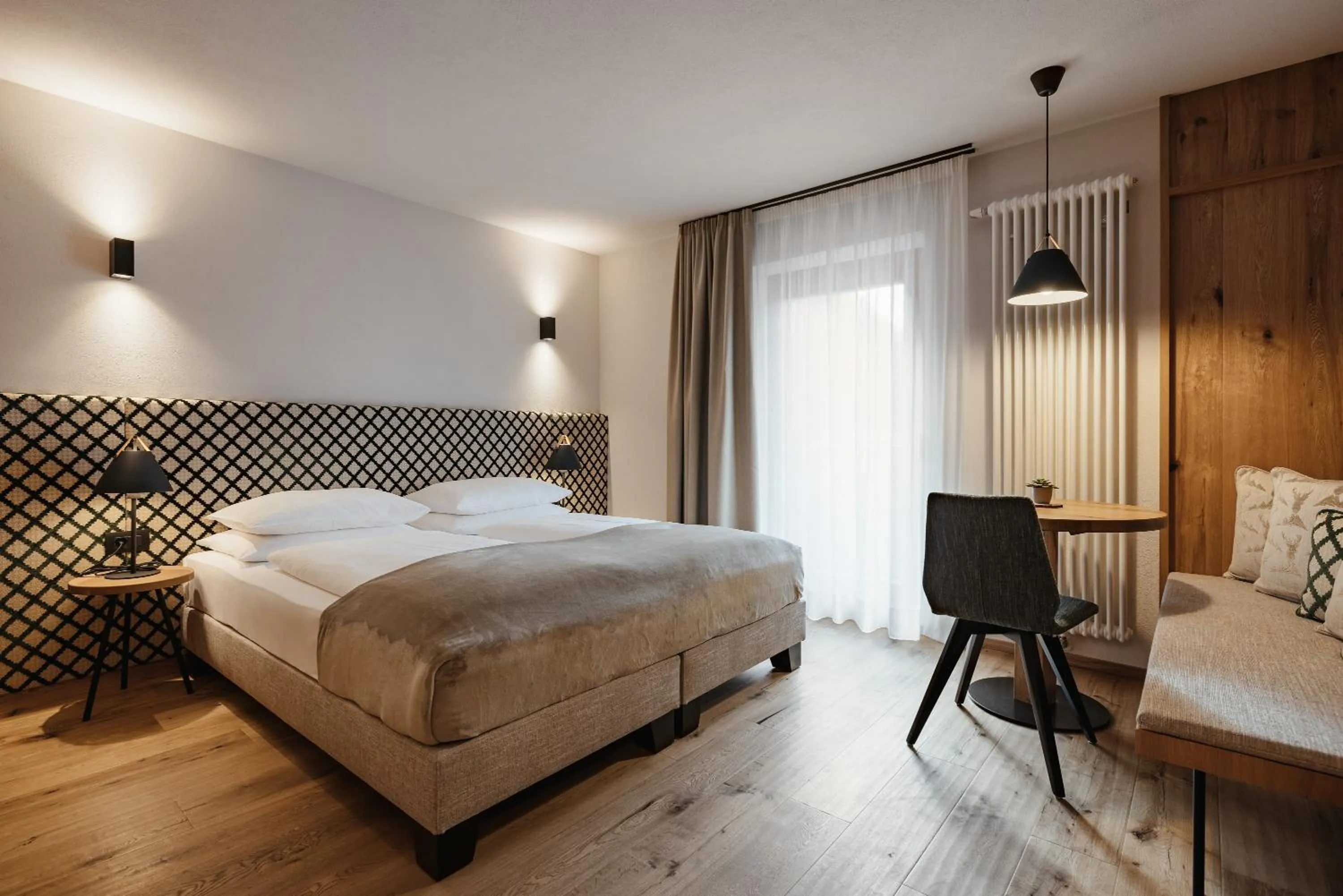 Bedroom, Bed in Hotel Pradat