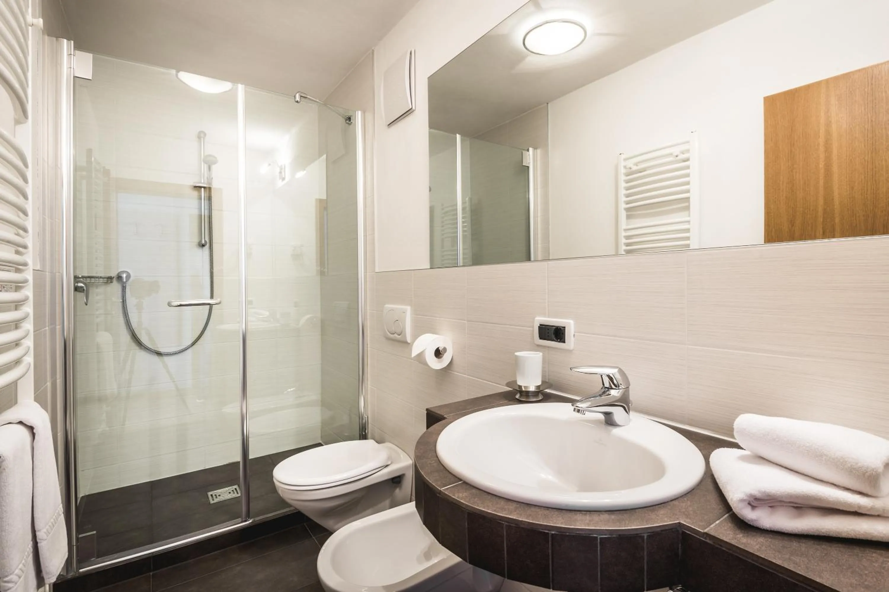 Bathroom in Hotel Pradat