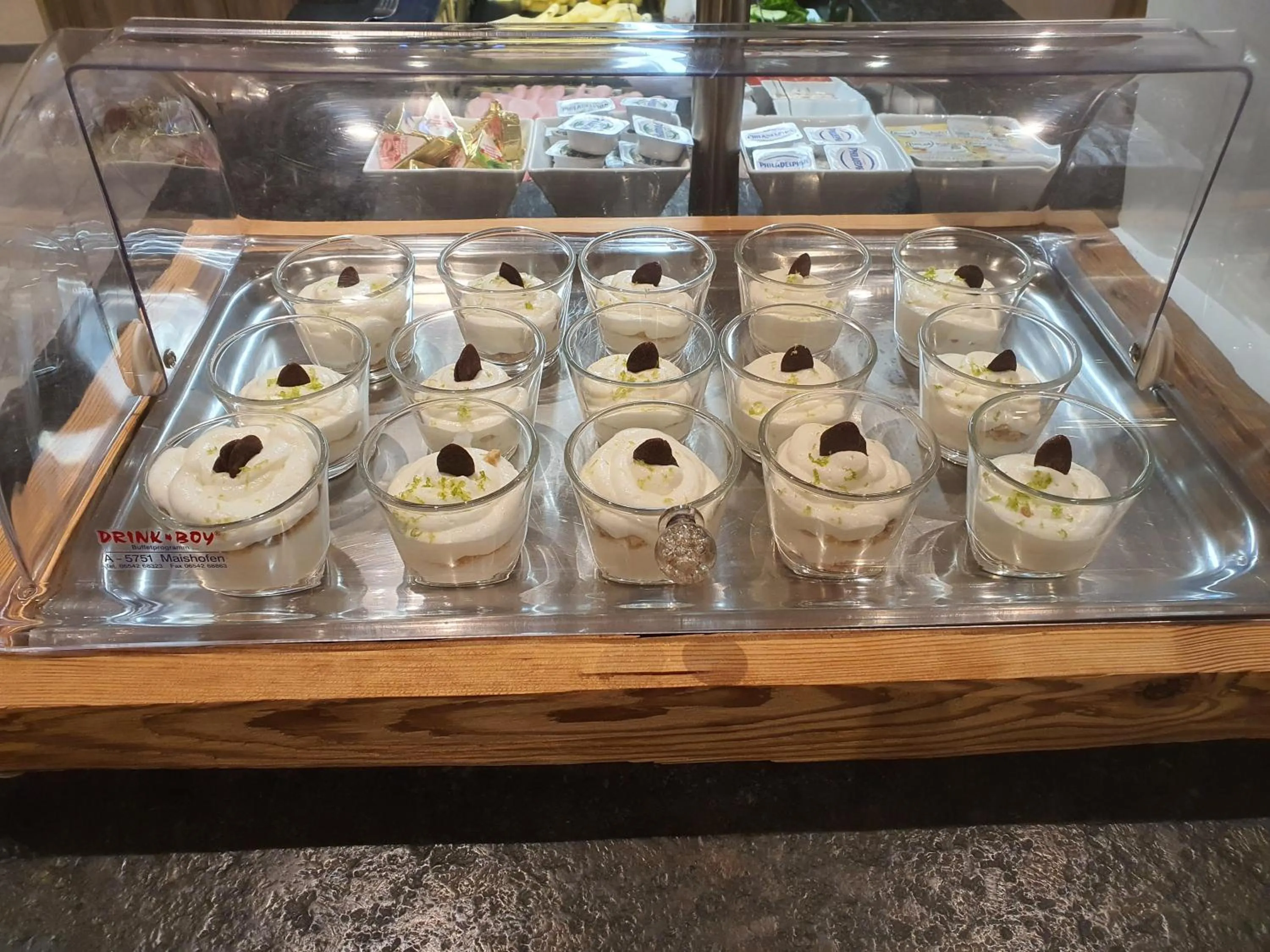 Buffet breakfast in Hotel Garni Romantik