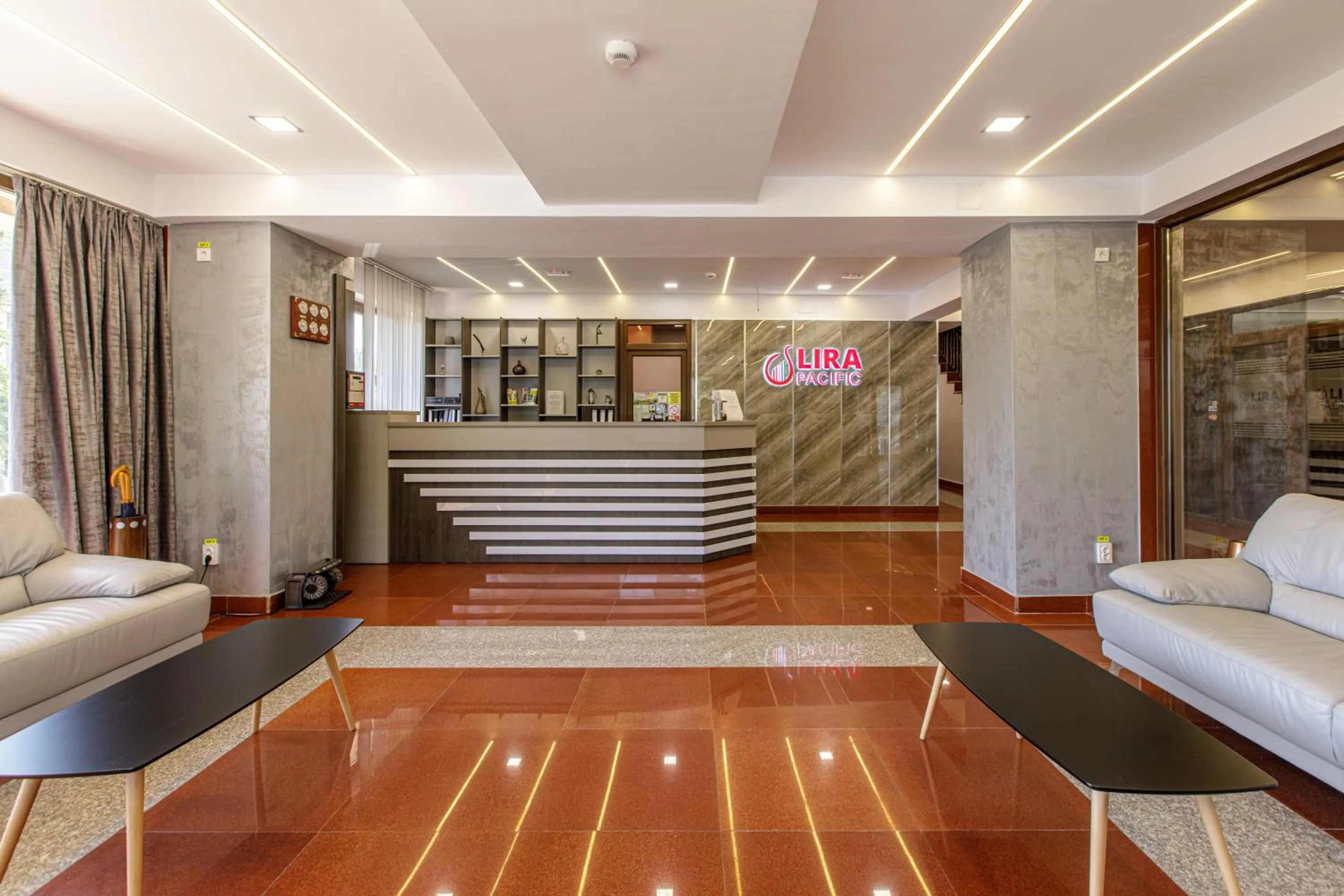 Lobby or reception in Lira Pacific Aparthotel