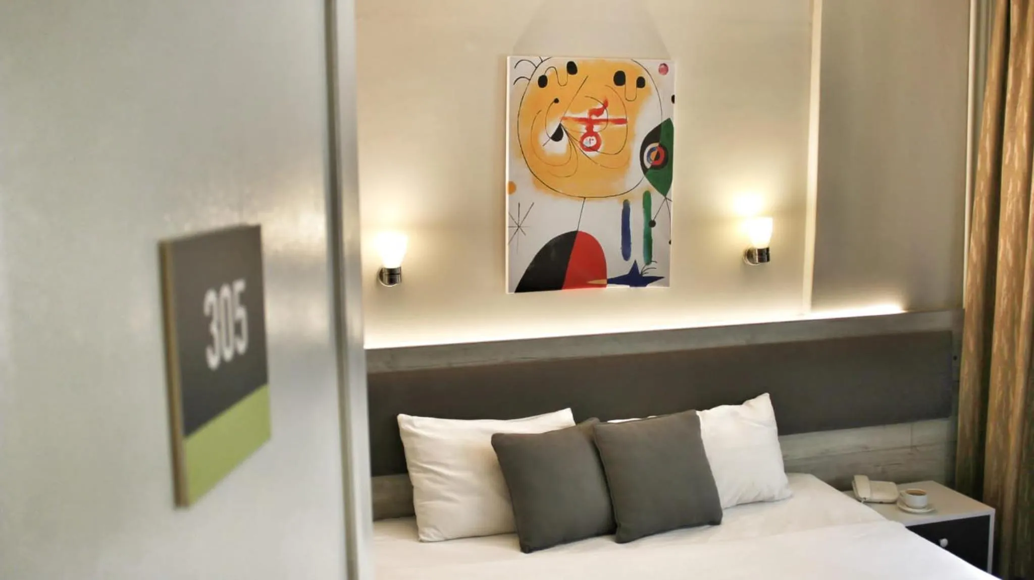 Bed in Temizay Hotel