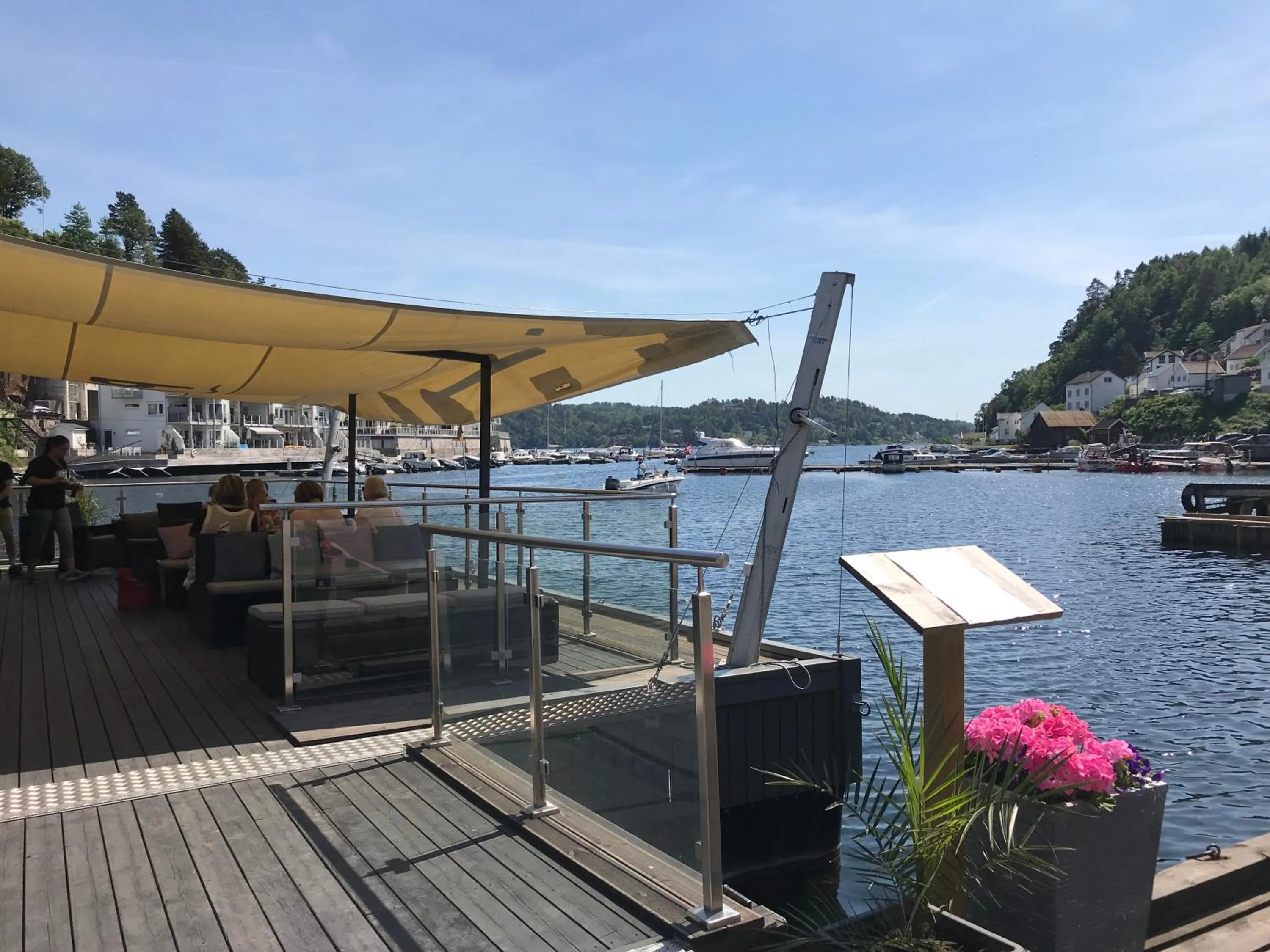 Patio in Tvedestrand Fjordhotell - Unike Hoteller